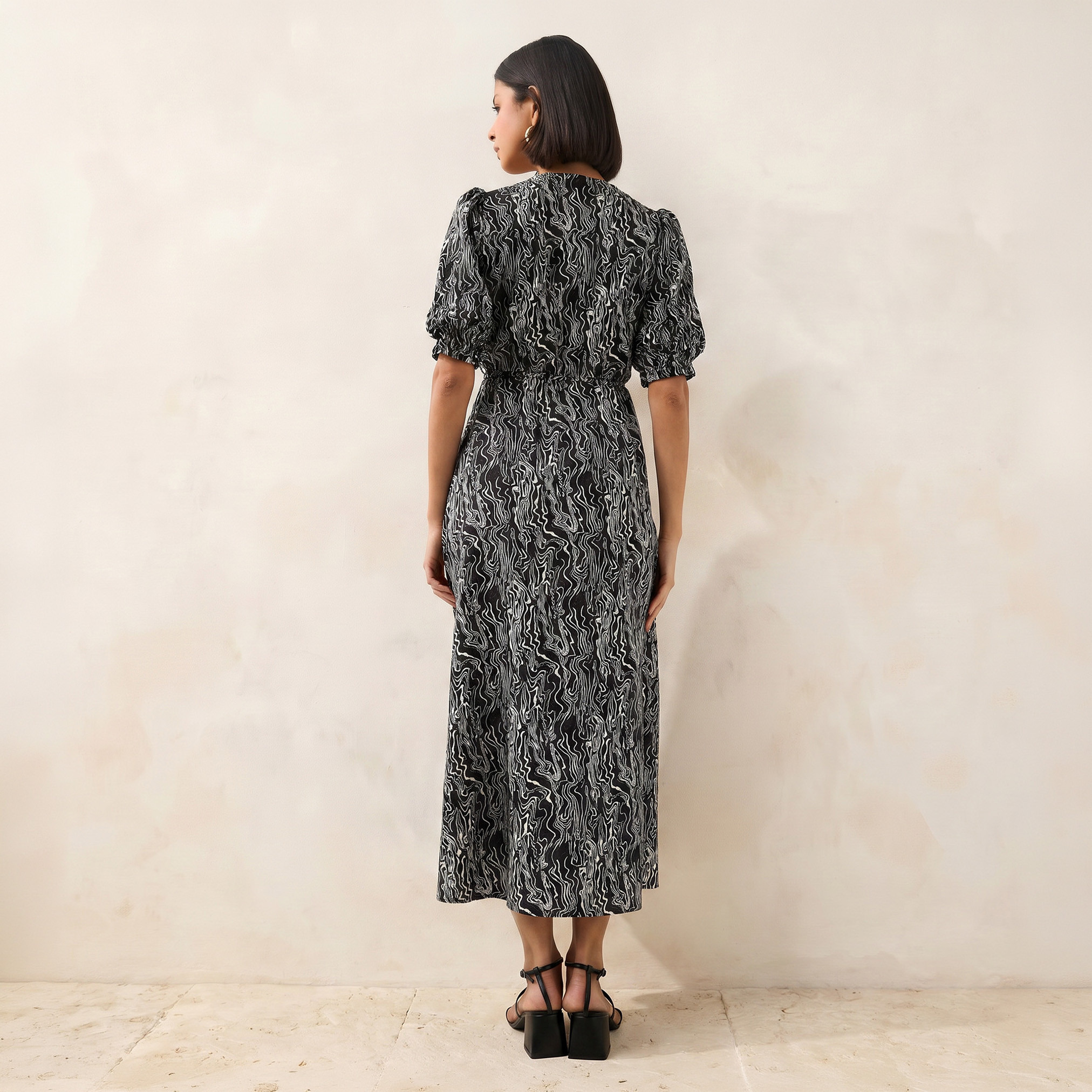 Abstract Print Women Dress with Belt-PROMO_SP_OM_2FOR18_130625-image-3