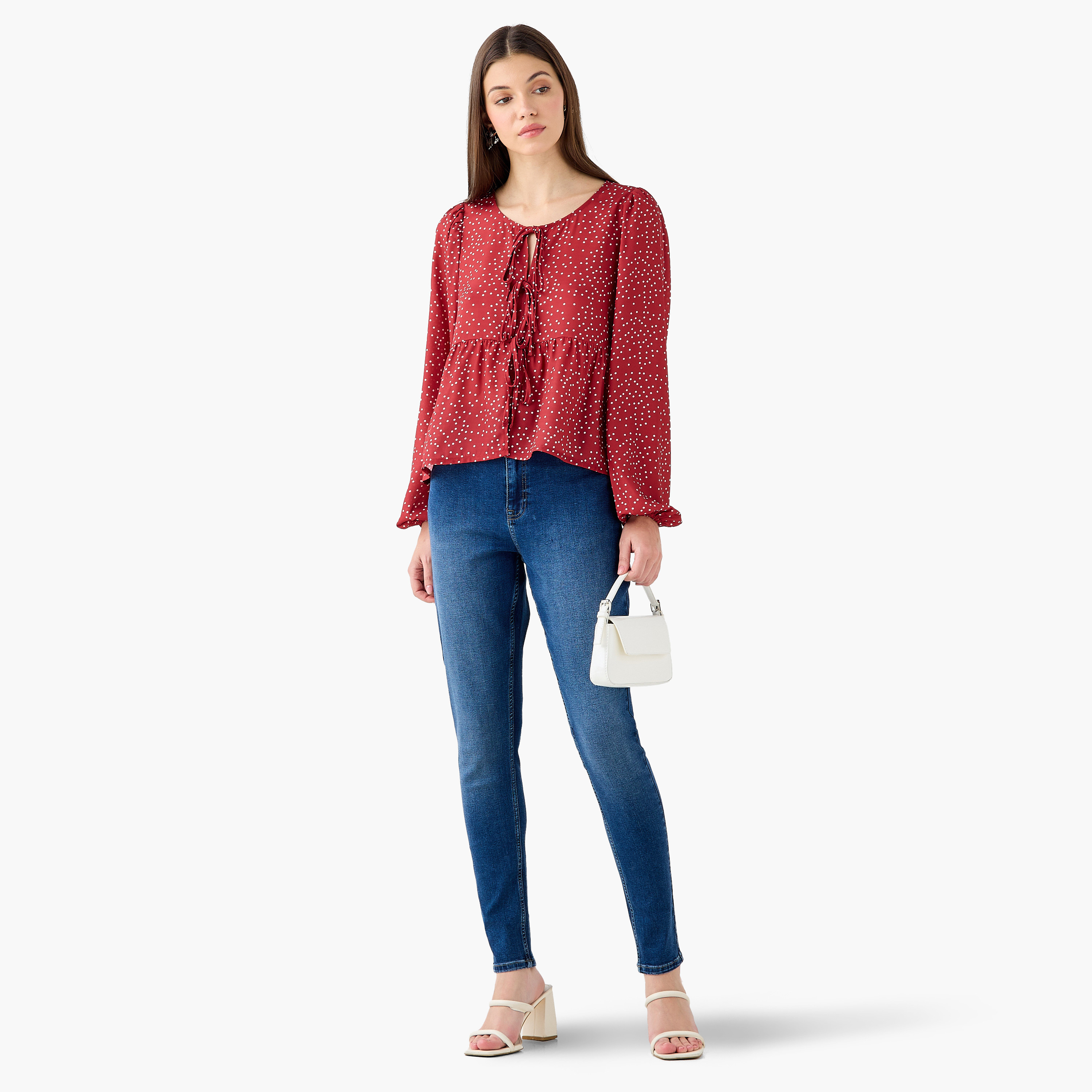 Peplum Top with Polka Dot Print-PROMO_SP_KW_BUNDLE_2FOR11_180925-image-2