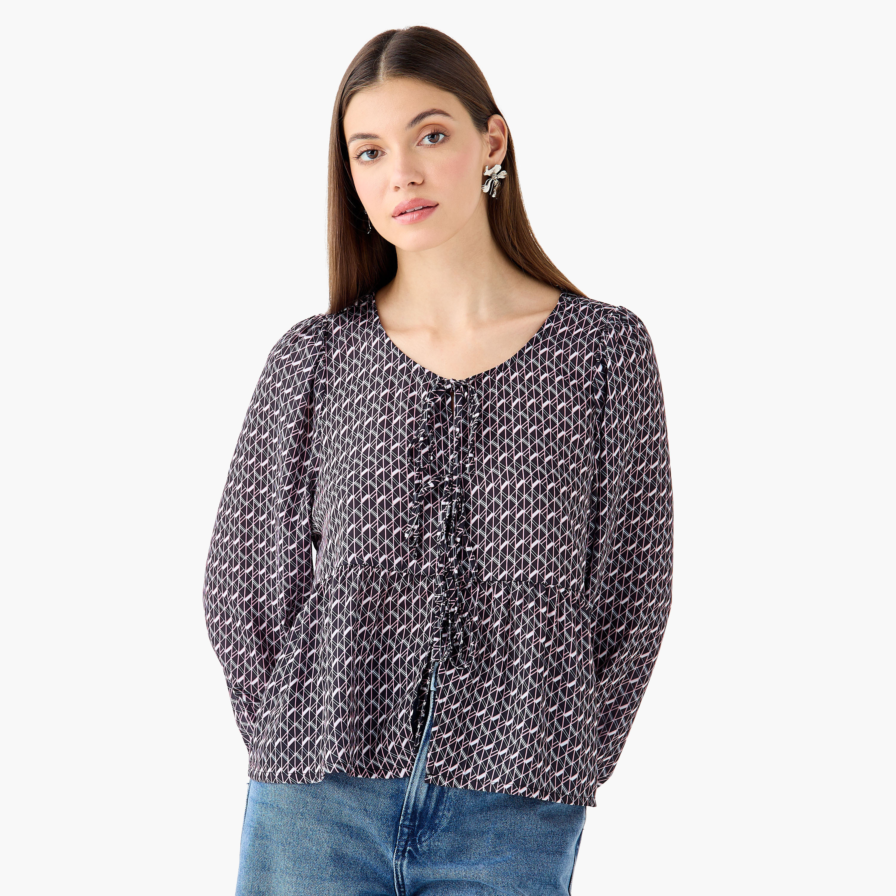 Peplum Top with Geometric Print-PROMO_SP_KW_BUNDLE_2FOR11_180925-image-1