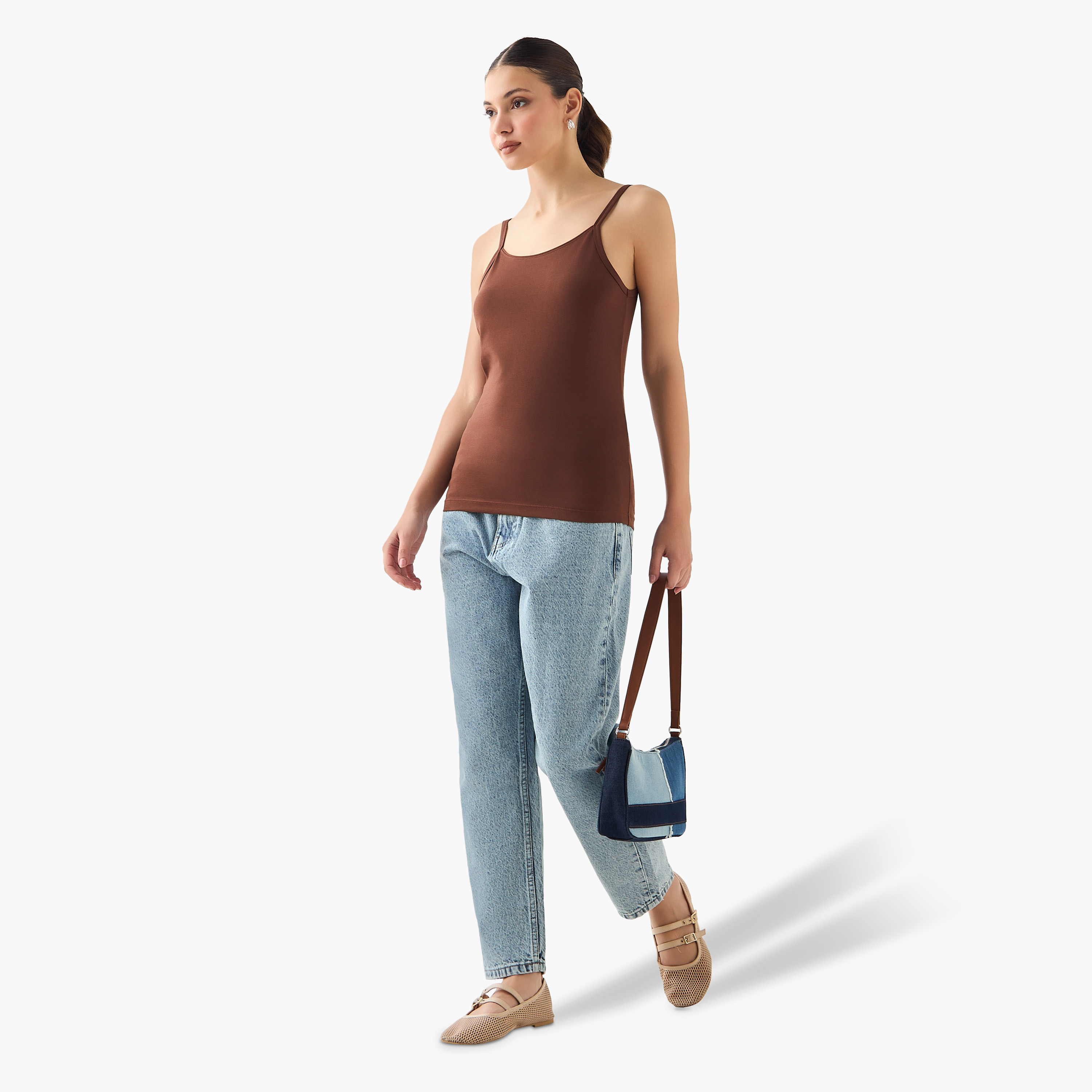 Women Mom Fit High-Rise Jeans-women-clothing-bottoms-jeans-image-2