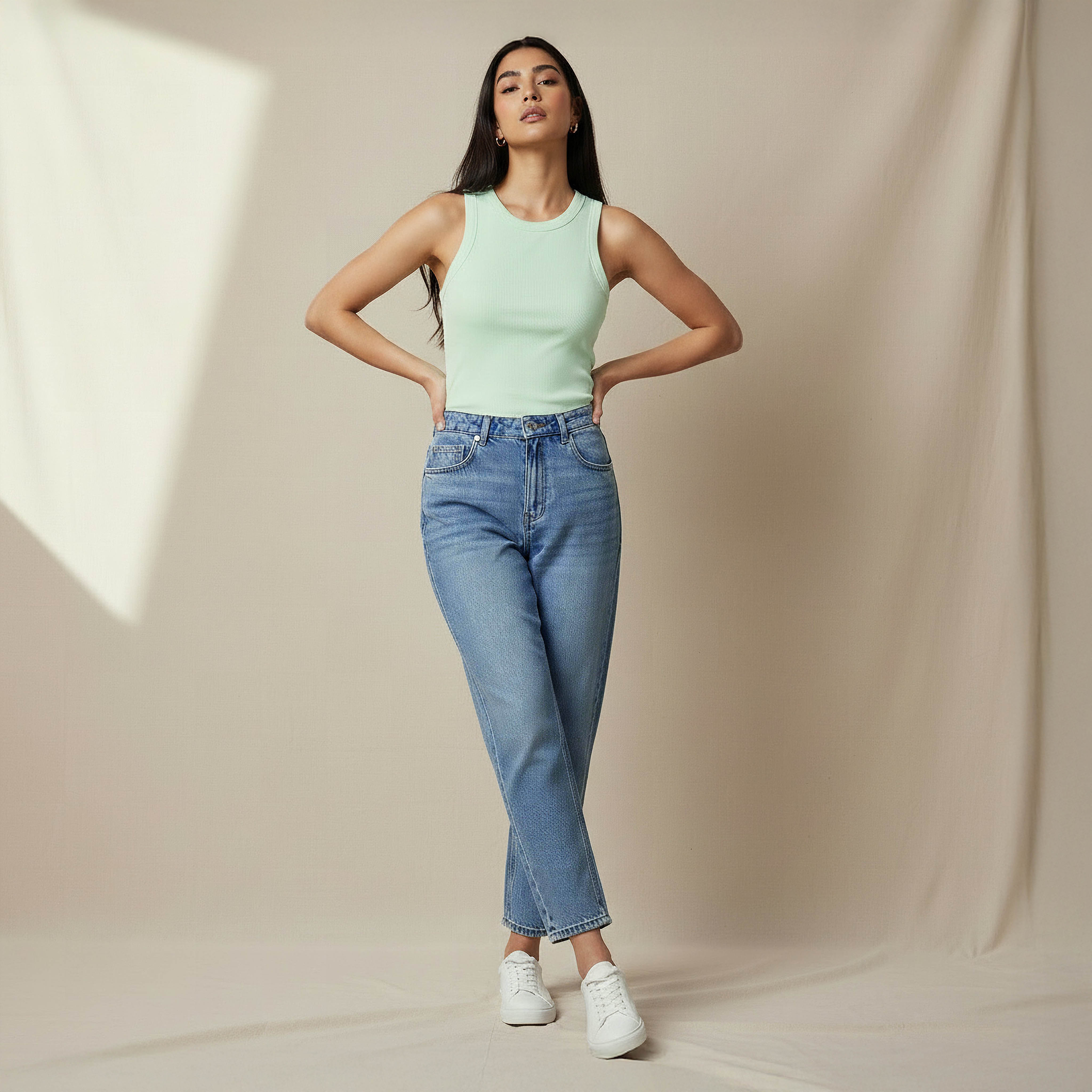 Women Mom Fit High-Rise Jeans-women-clothing-bottoms-jeans-image-2