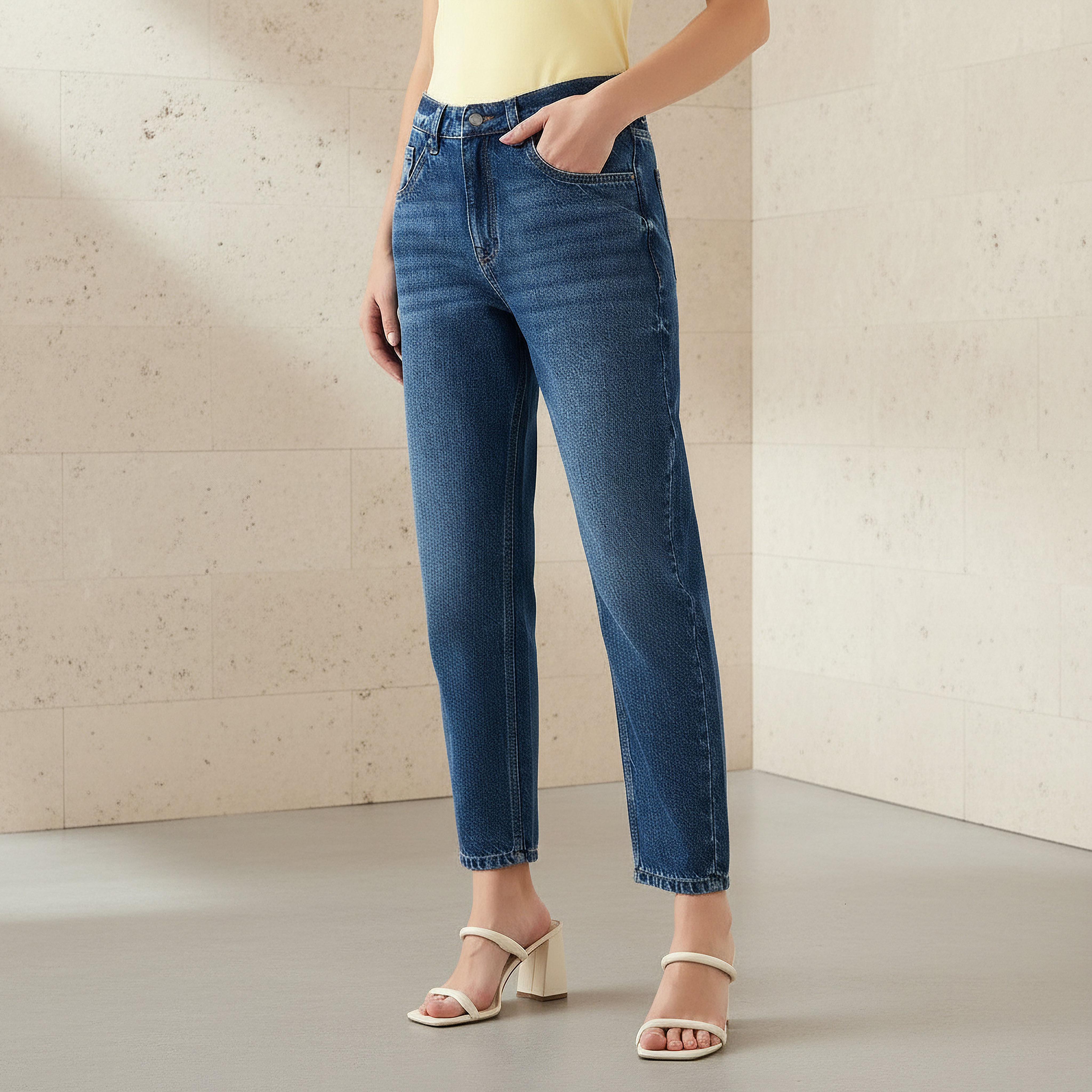 Women Mom Fit High-Rise Jeans-women-clothing-bottoms-jeans-image-1