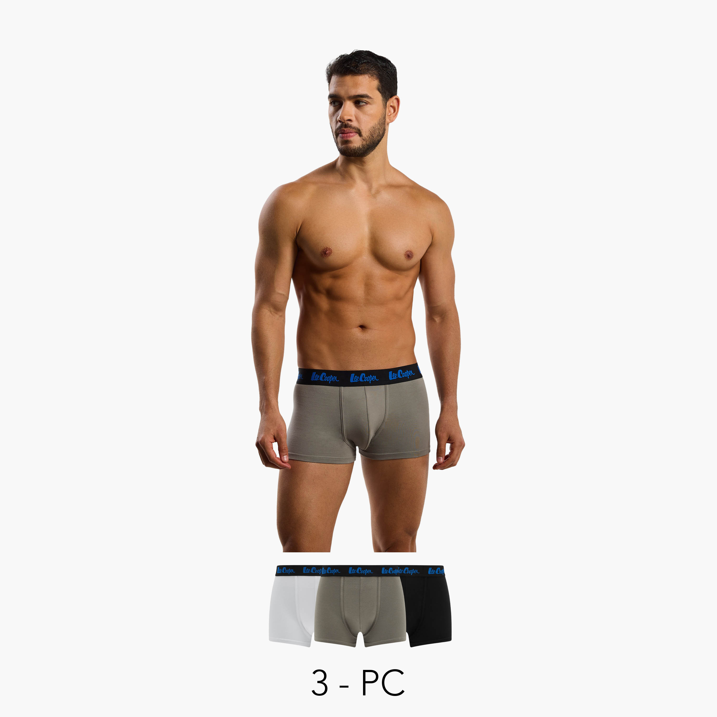 سراويل داخلية بخصر مطبوع للرجال من لي كوبر - عبوة 3 قطع-men-clothing-innerwear-underwear-image-1