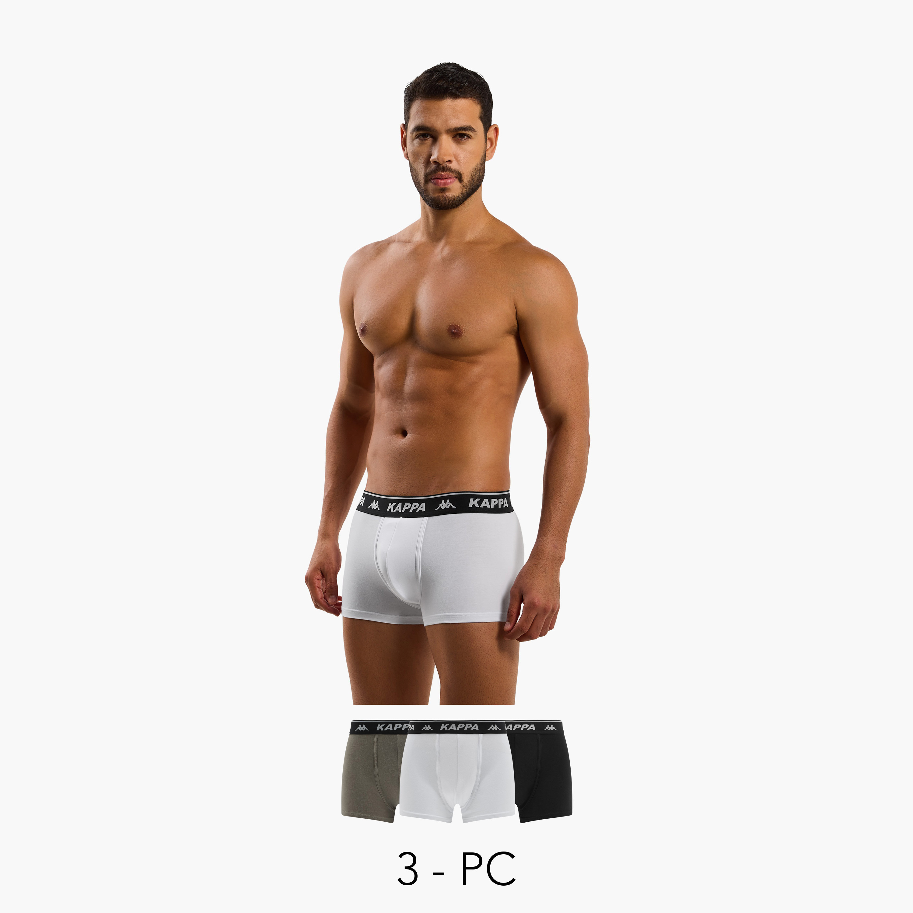 Kappa Men Logo Print Trunks - Pack of 3-men-clothing-innerwear-underwear-image-1