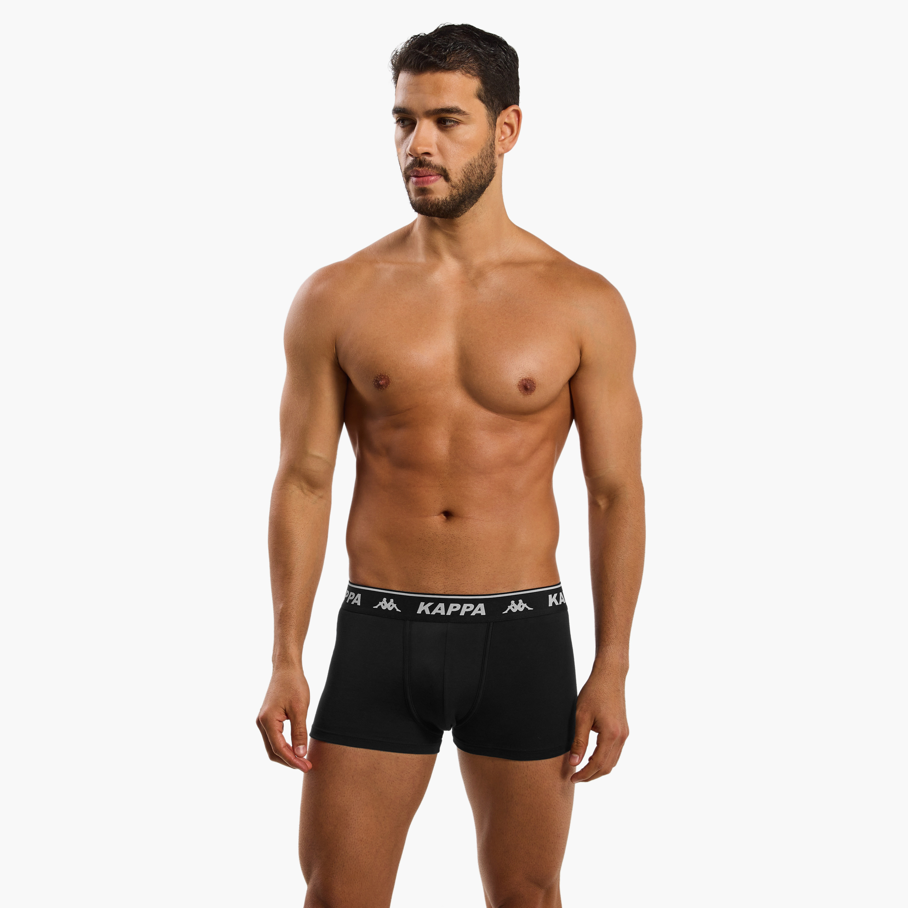 Kappa Men Logo Print Trunks - Pack of 3-men-clothing-innerwear-underwear-image-3