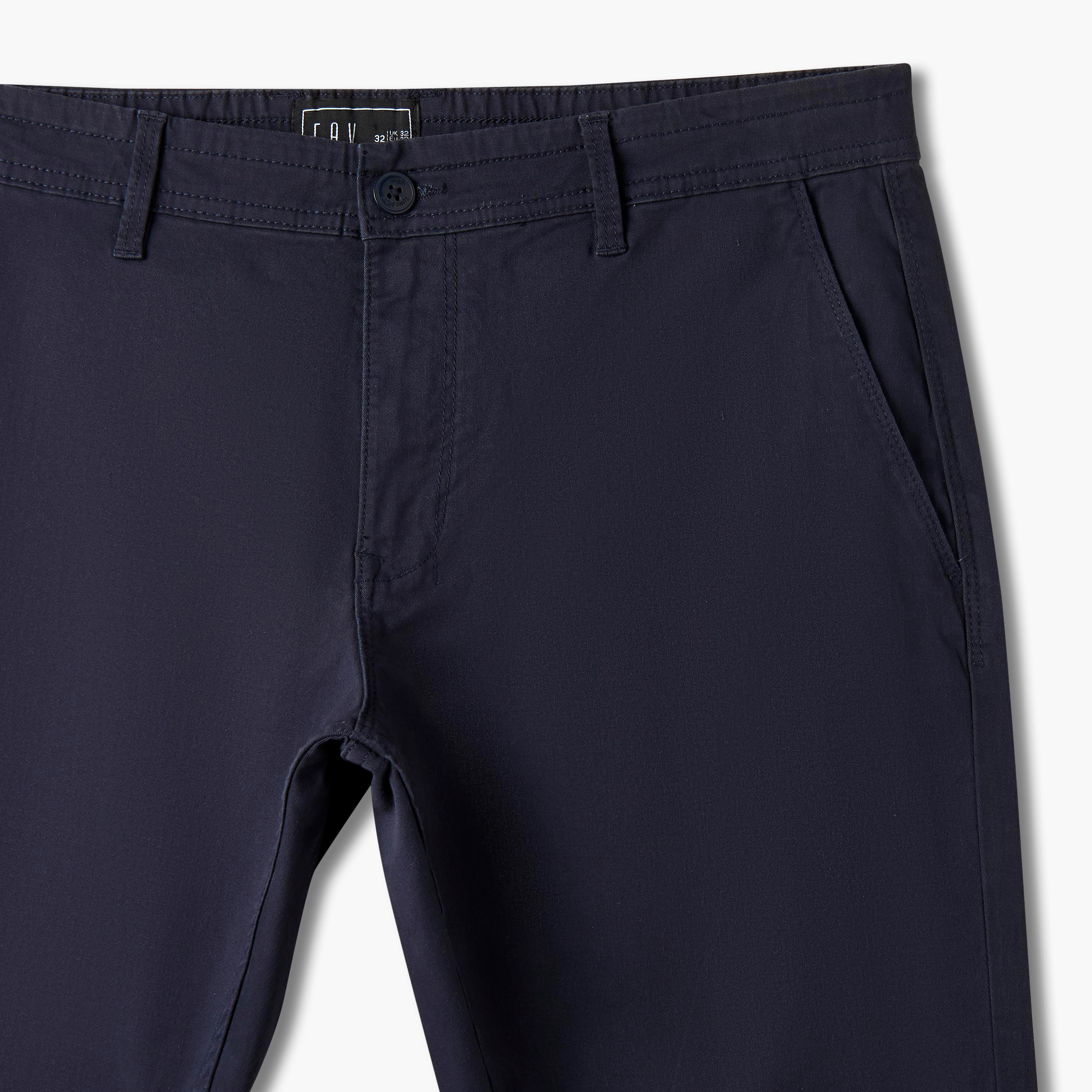 بنطلون تشينو بخصر مرن وقصة عادية من سبلاش فاف - مجموعة من 2-men-clothing-bottoms-trousersandchinos-chinos-image-12