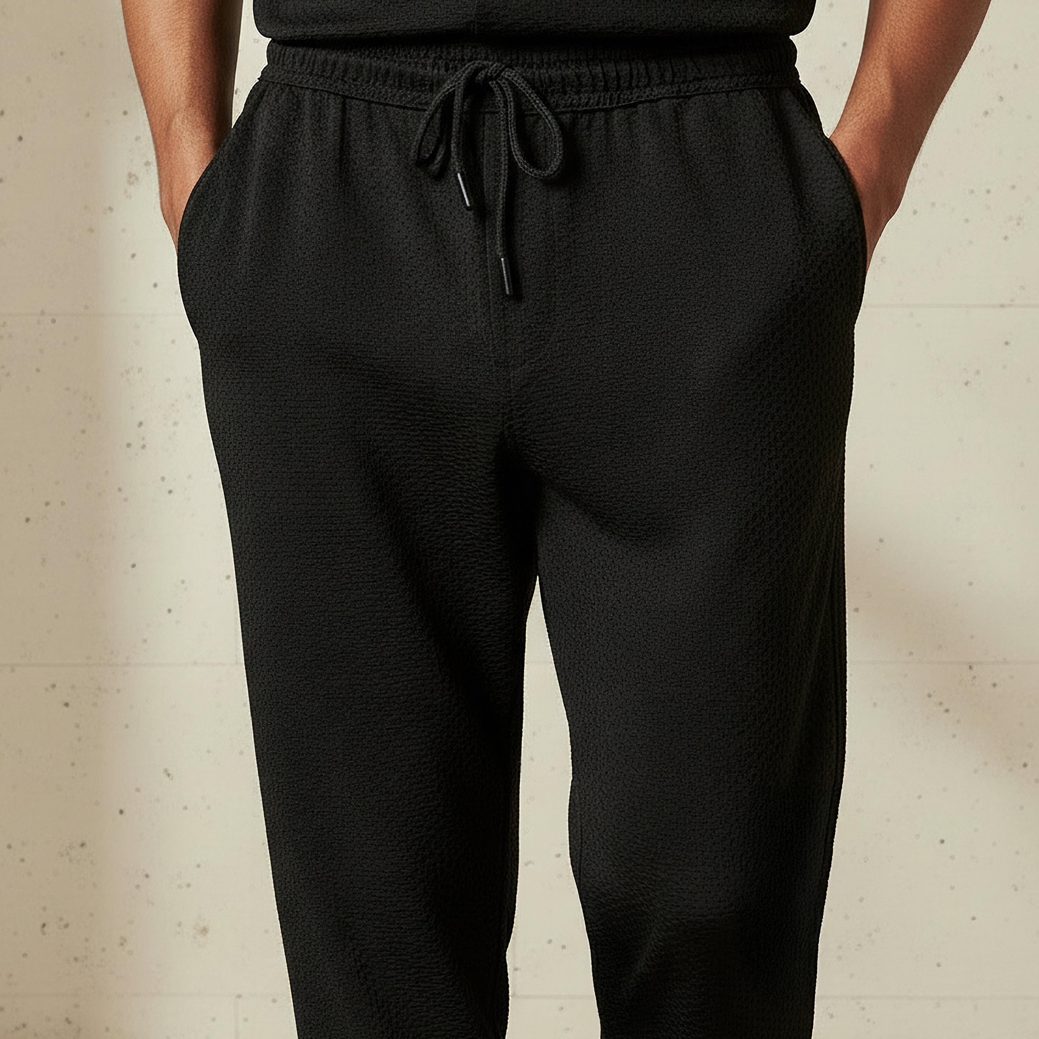Textured Shirt and Trousers Set-men-clothing-sportswearandactivewear-tracksuits-image-5