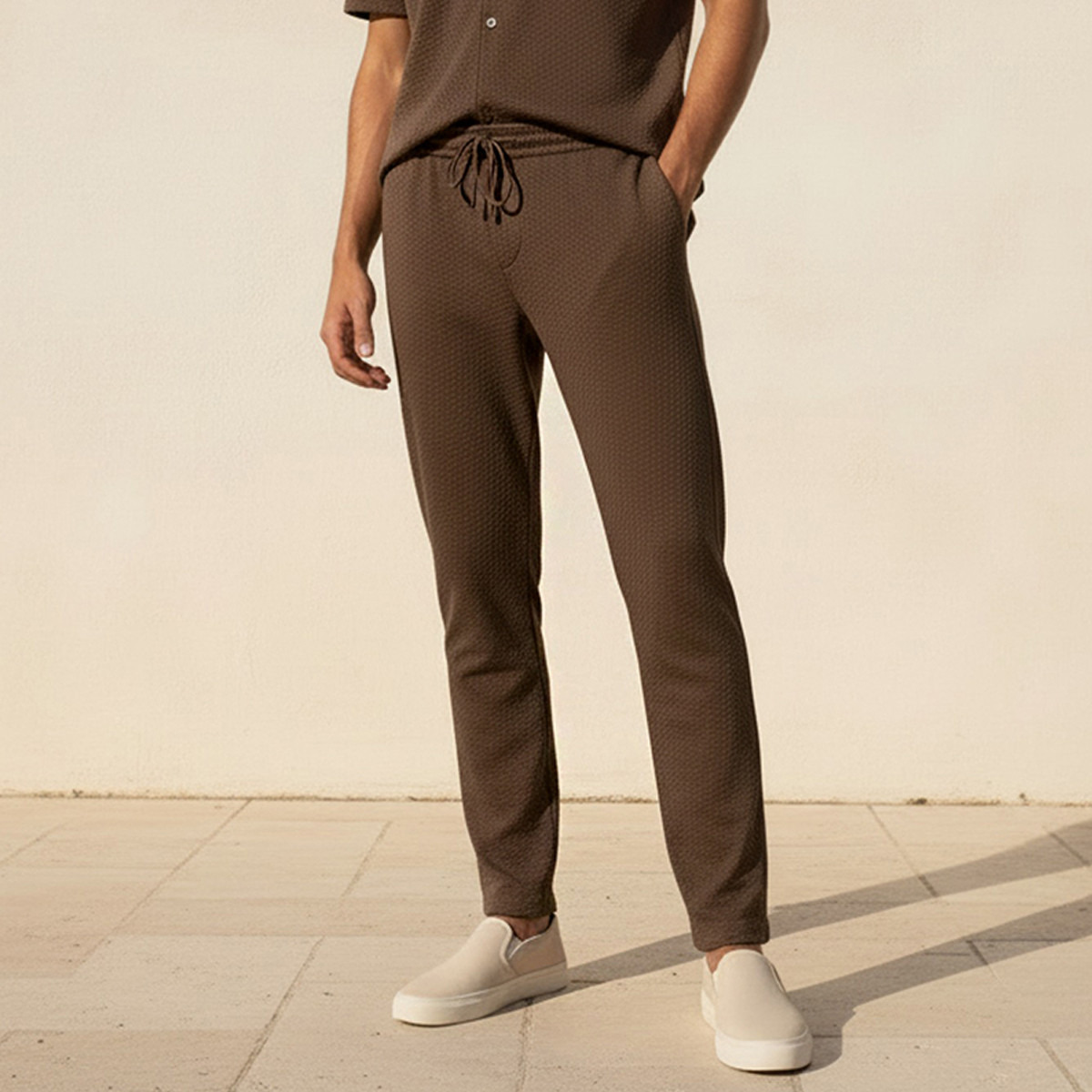 Textured Shirt and Trousers Set-men-clothing-sportswearandactivewear-tracksuits-image-6