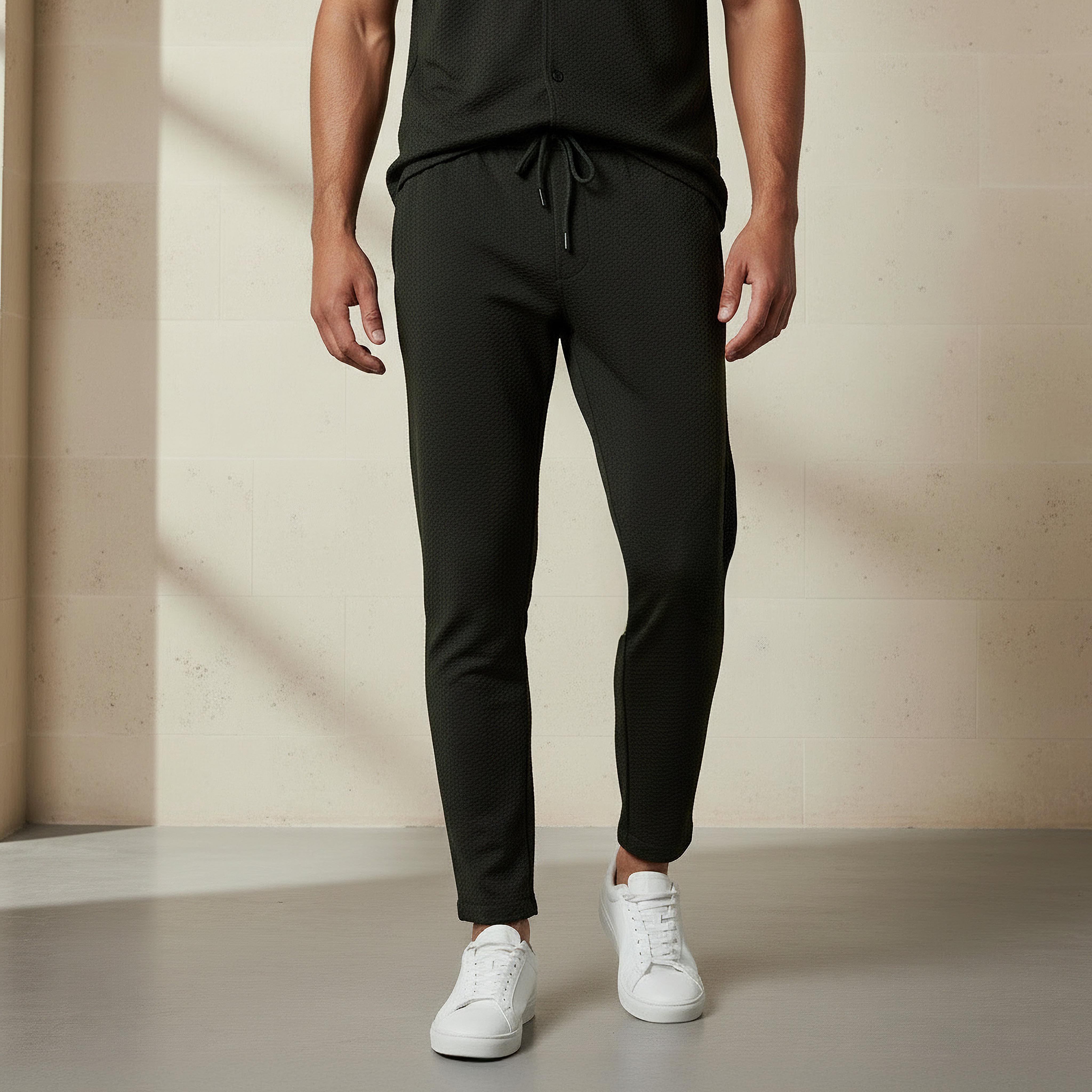Textured Shirt and Trousers Set-men-clothing-sportswearandactivewear-tracksuits-image-4