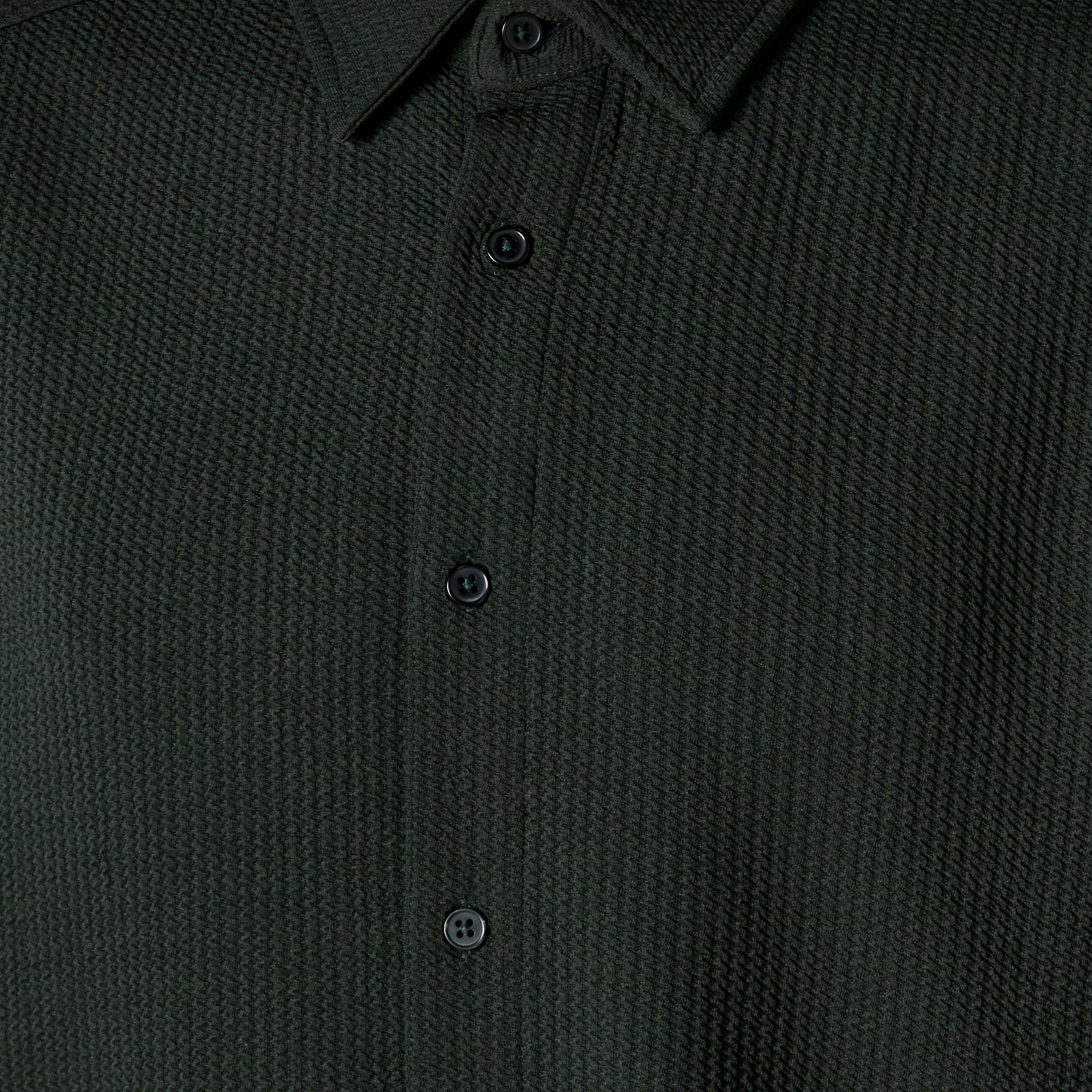 Men Textured Short Sleeve Shirt and Shorts Set-men-clothing-coordsets-image-2