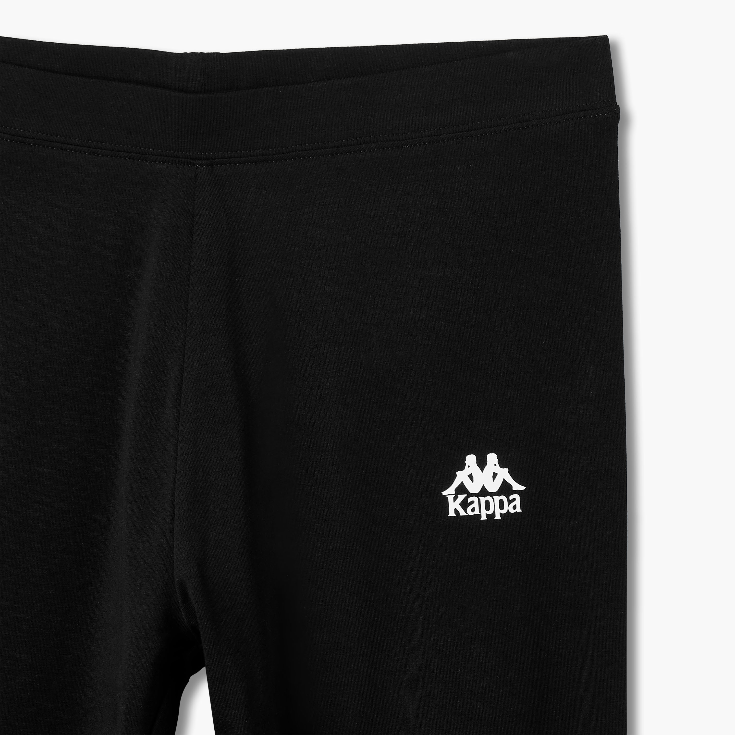 Kappa Pack of 2 Elasticated Full Length Leggings with Logo Design-sports-women-clothing-activewearleggings-image-5