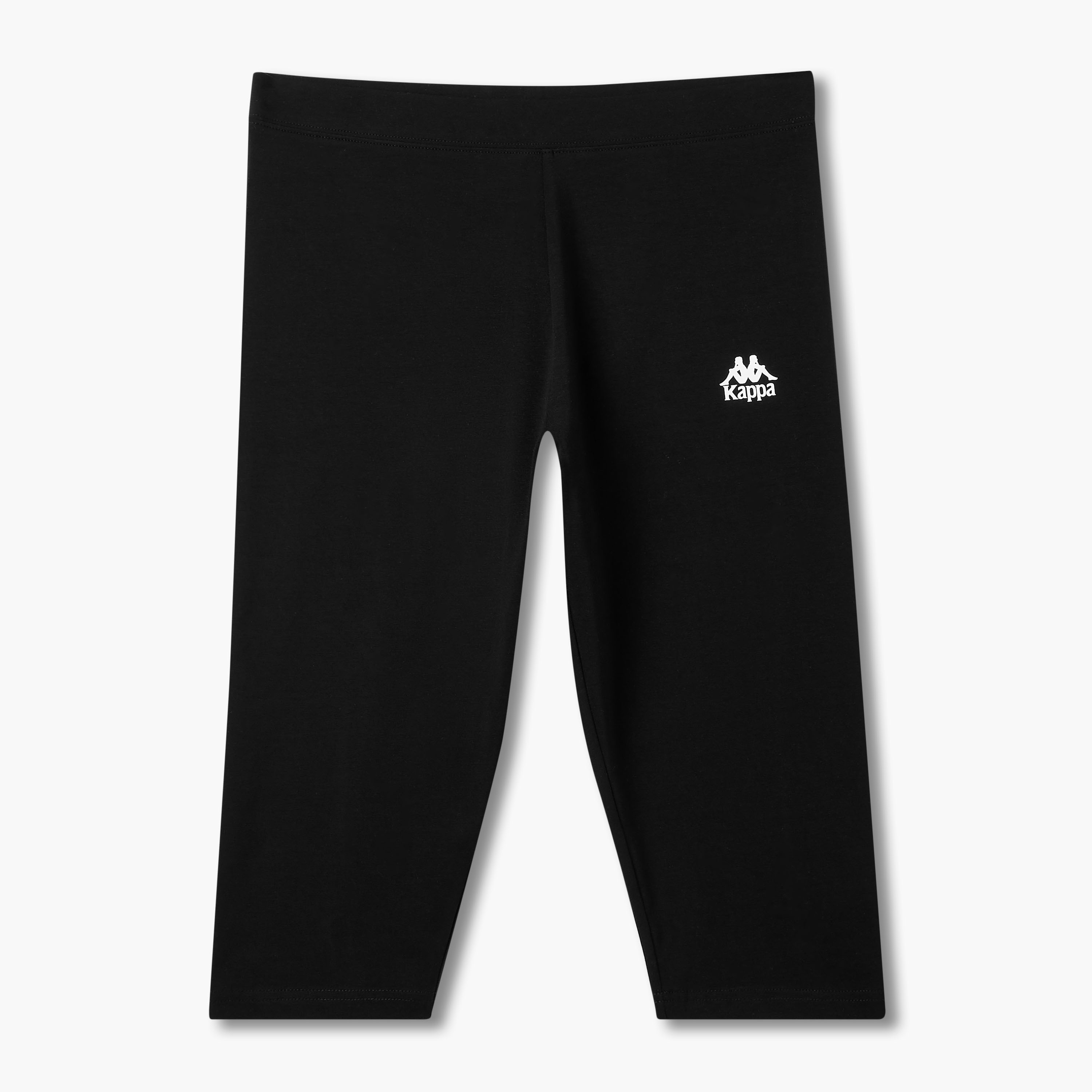 Kappa Pack of 2 Elasticated Knee Length Leggings with Logo Design-sports-women-clothing-activewearleggings-image-4