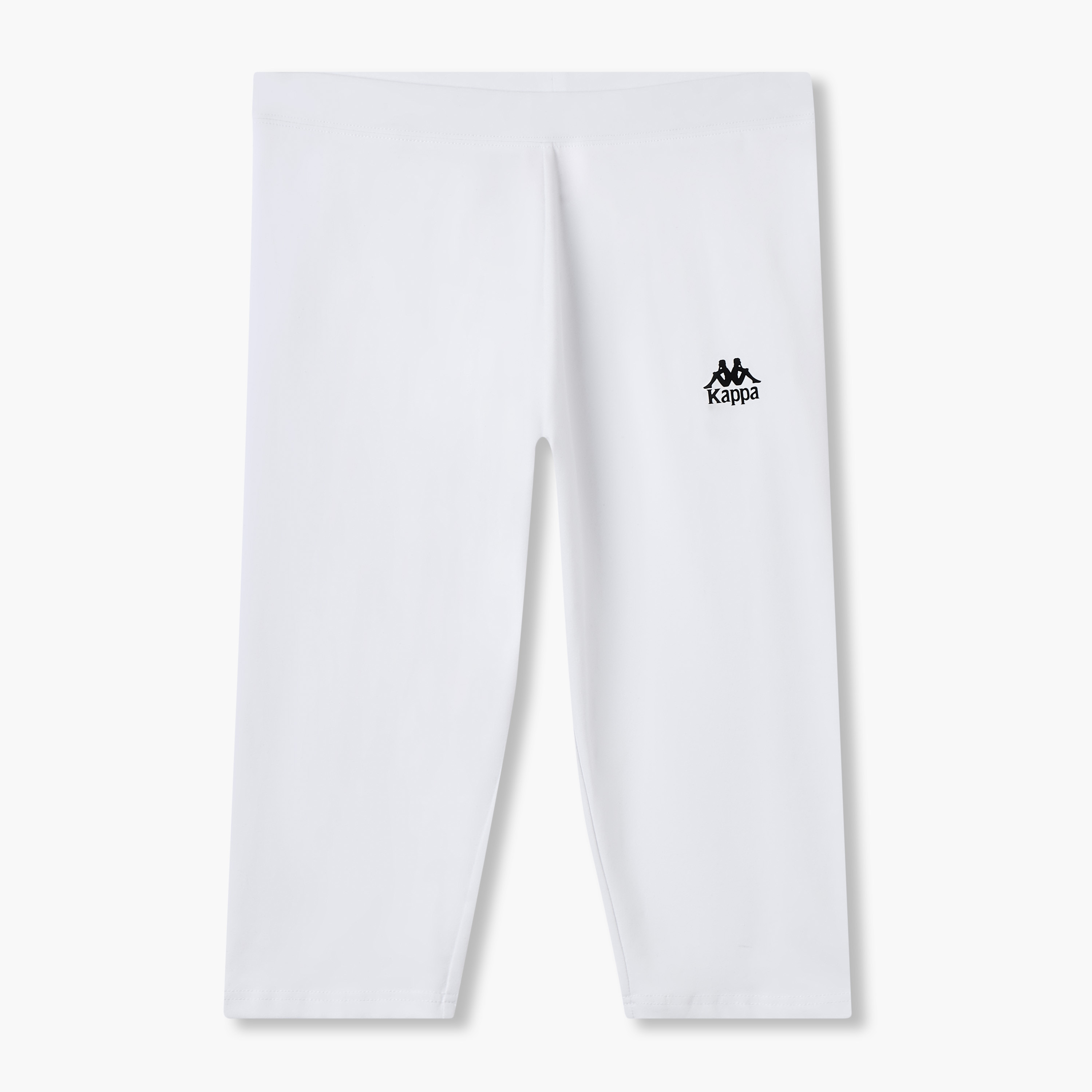 Kappa Pack of 2 Elasticated Knee Length Leggings with Logo Design-sports-women-clothing-activewearleggings-image-5