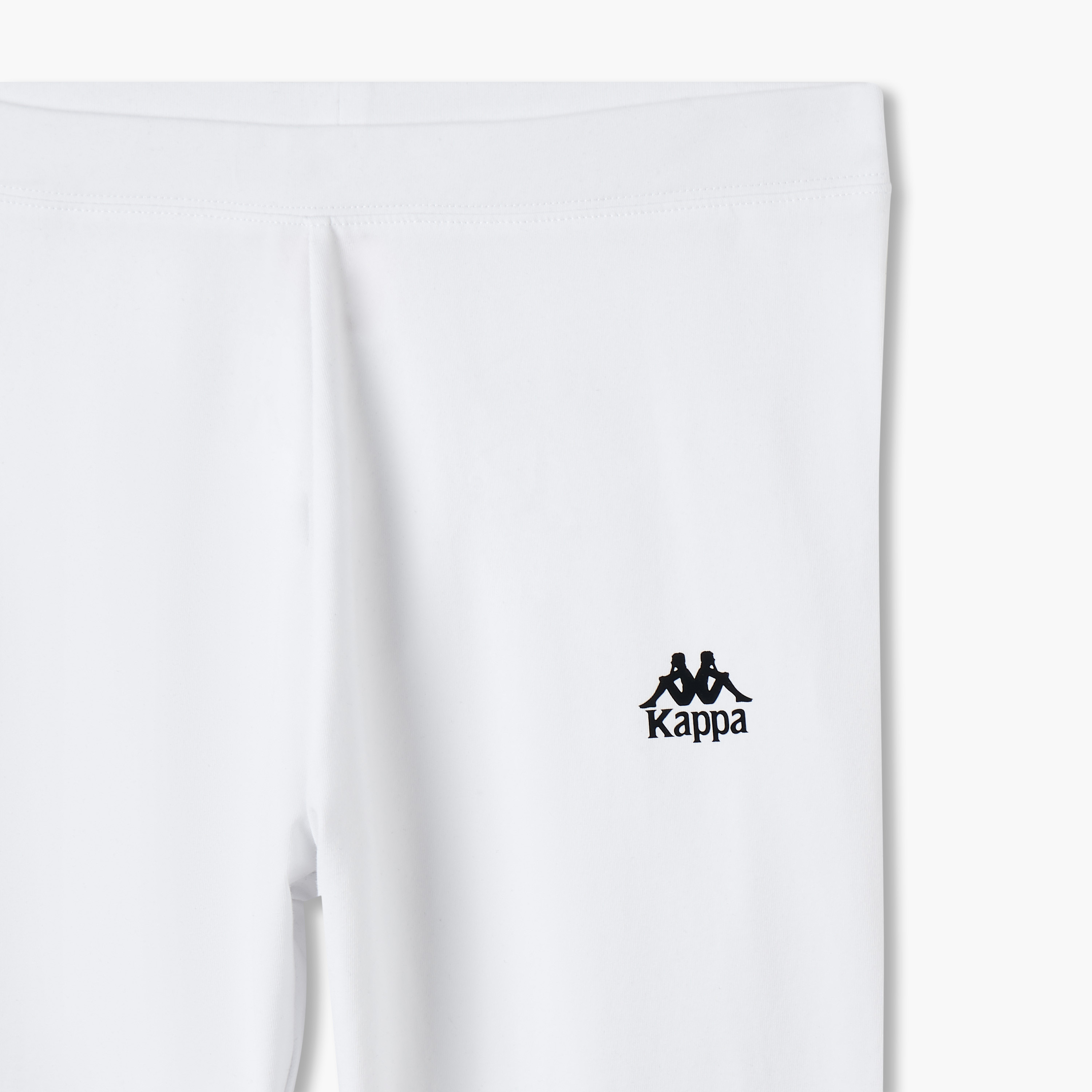Kappa Pack of 2 Elasticated Knee Length Leggings with Logo Design-sports-women-clothing-activewearleggings-image-7