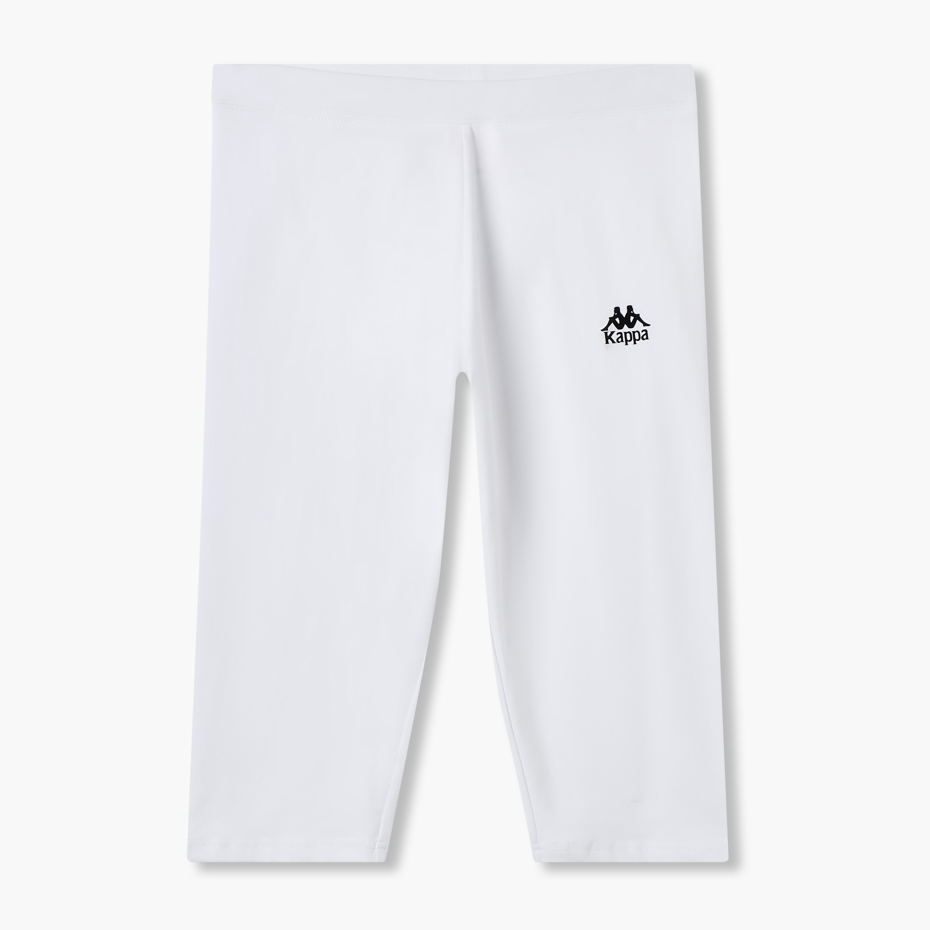 Kappa Pack of 2 Elasticated Knee Length Leggings with Logo Design-sports-women-clothing-activewearleggings-image-3