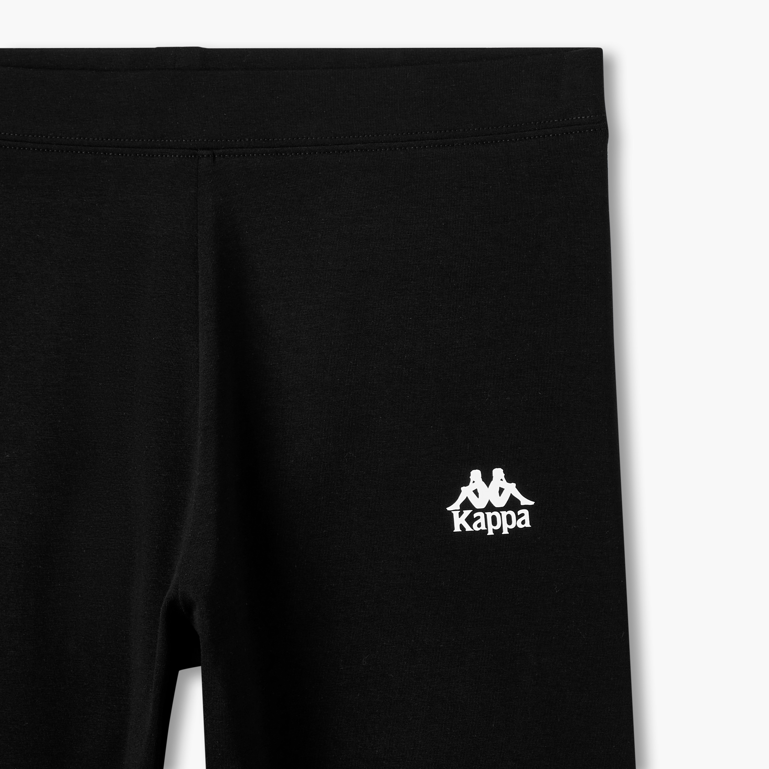 Kappa Pack of 3 Elasticated Knee Length Leggings with Logo Design-women-clothing-bottoms-leggings-image-8