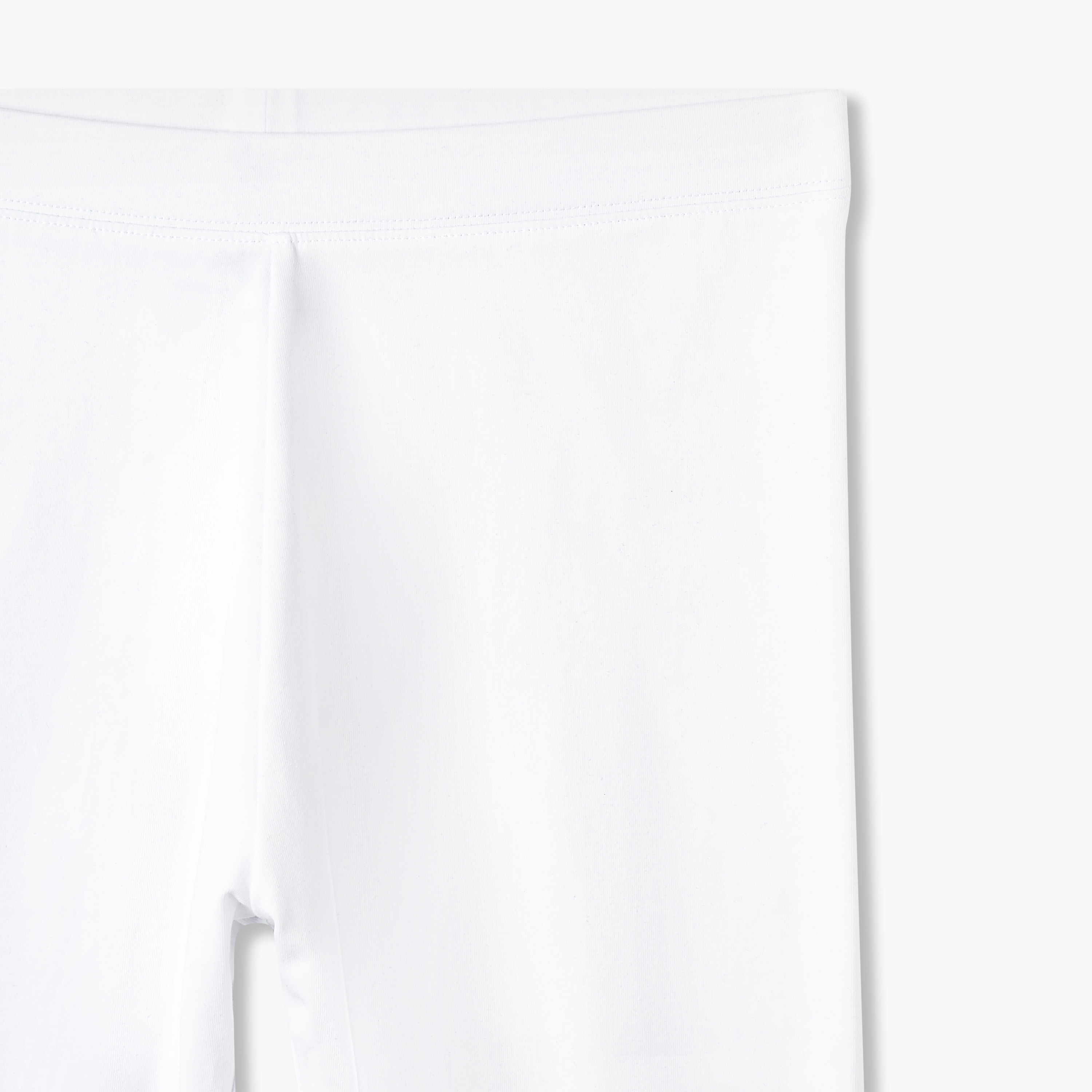 Pack of 2 Mid-Rise Knee Length Leggings with Elasticated Waistband-women-clothing-bottoms-leggings-image-7