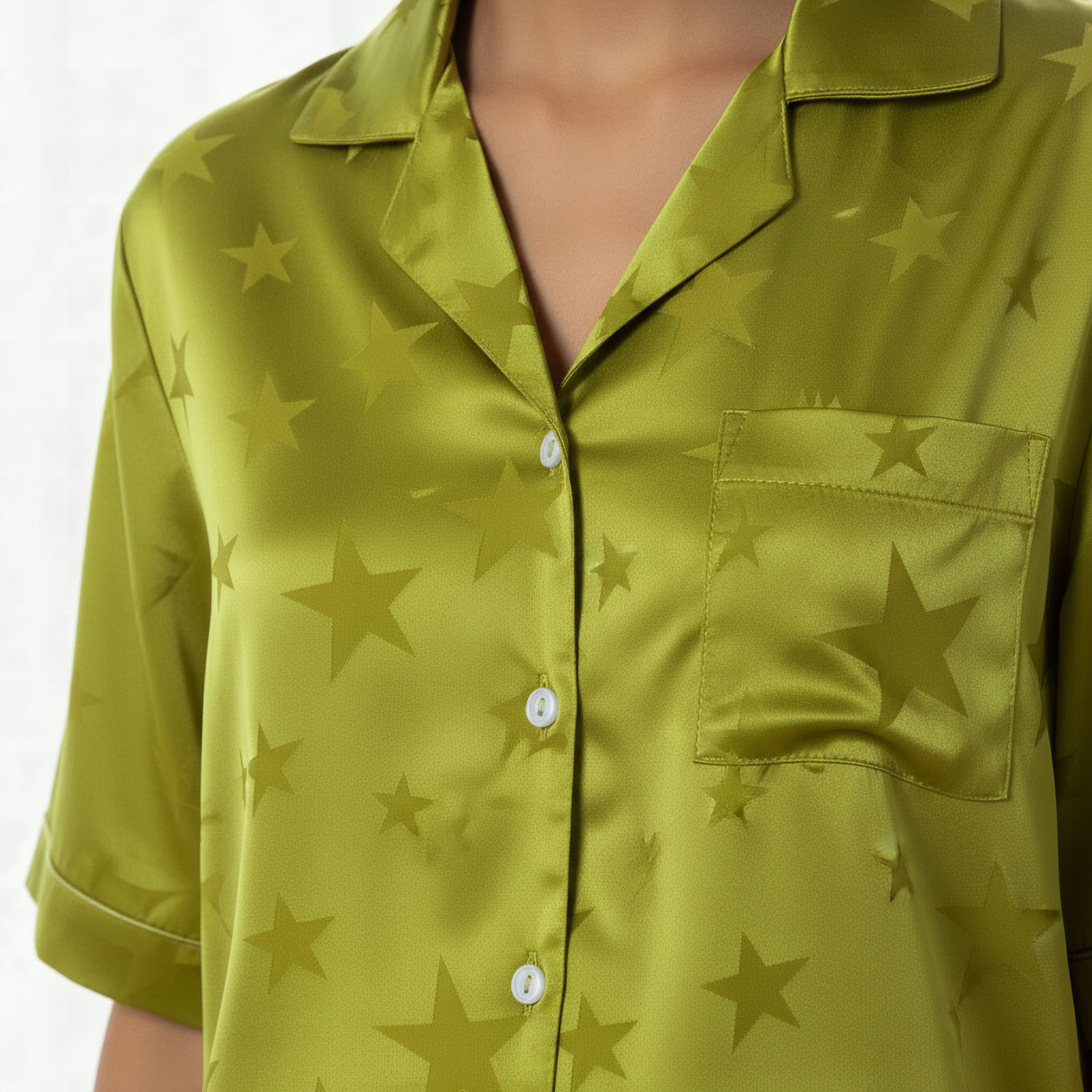 طقم شورت وقميص بأزرار من آدارايا-women-clothing-nightwear-pyjamas-shortsets-image-2