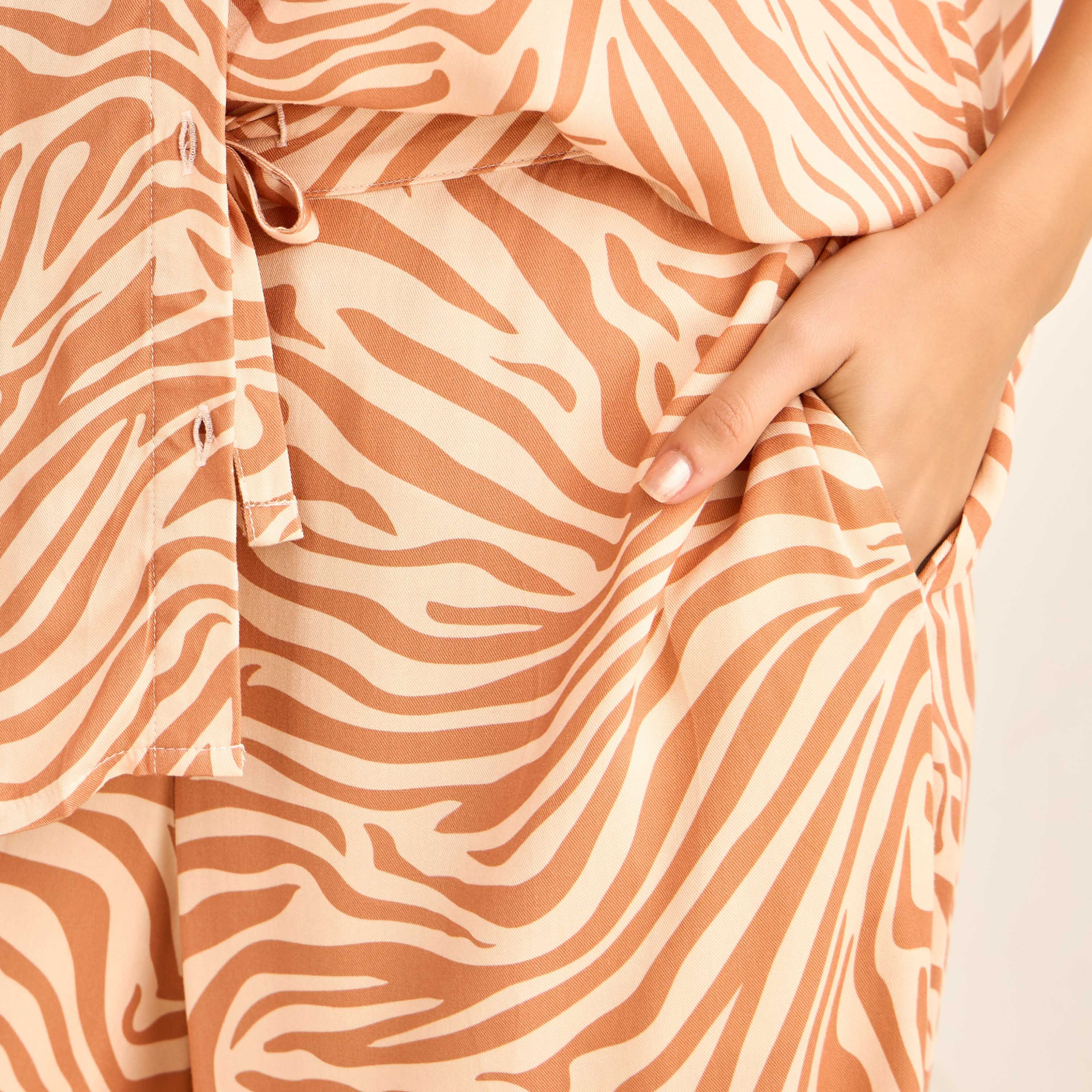 Aadaraya Pyjama Set Button-Down Shirt & Trousers-women-clothing-nightwear-pyjamas-longsets-image-6