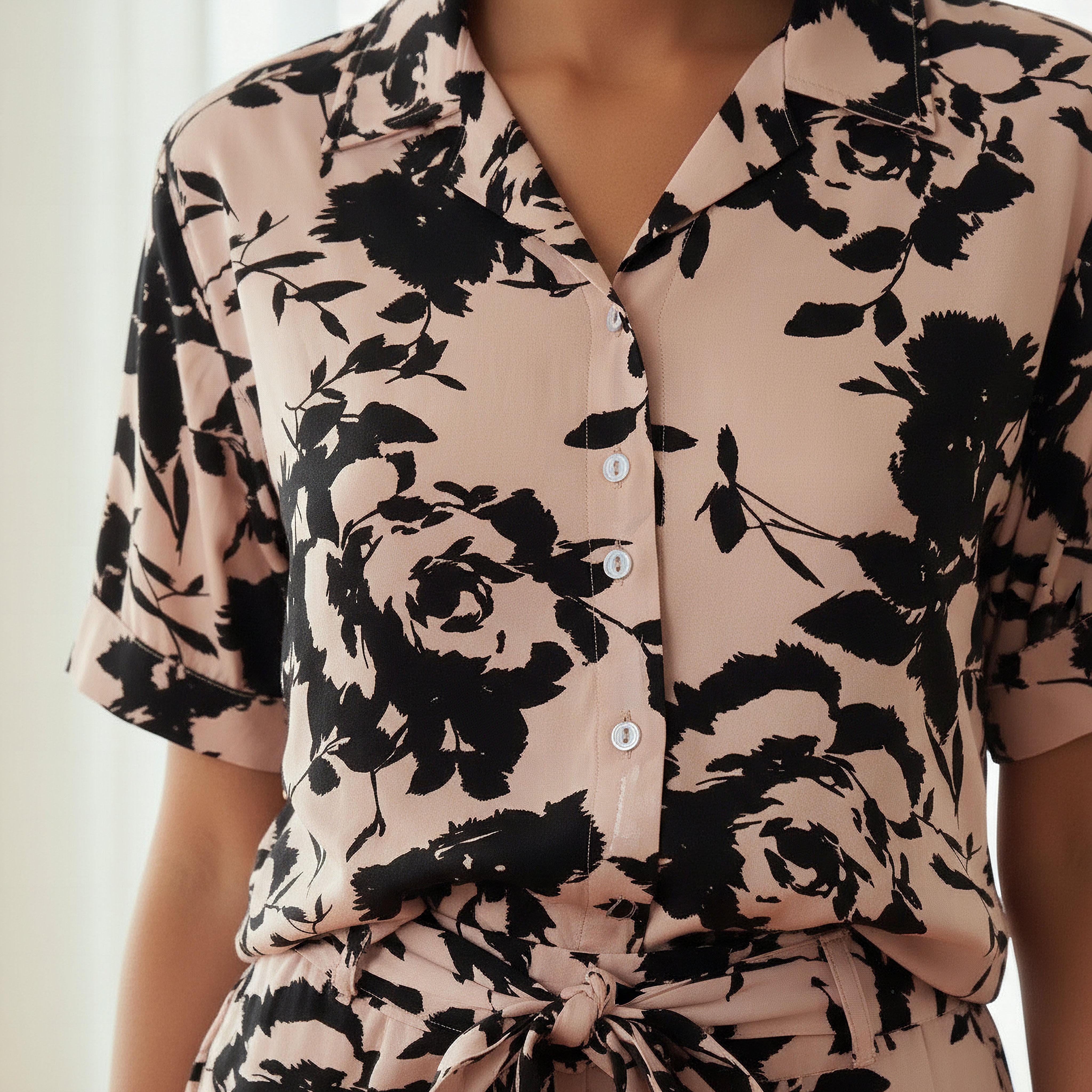 Aadaraya Pyjama Set Button-Down Shirt & Trousers-women-clothing-nightwear-pyjamas-longsets-image-5