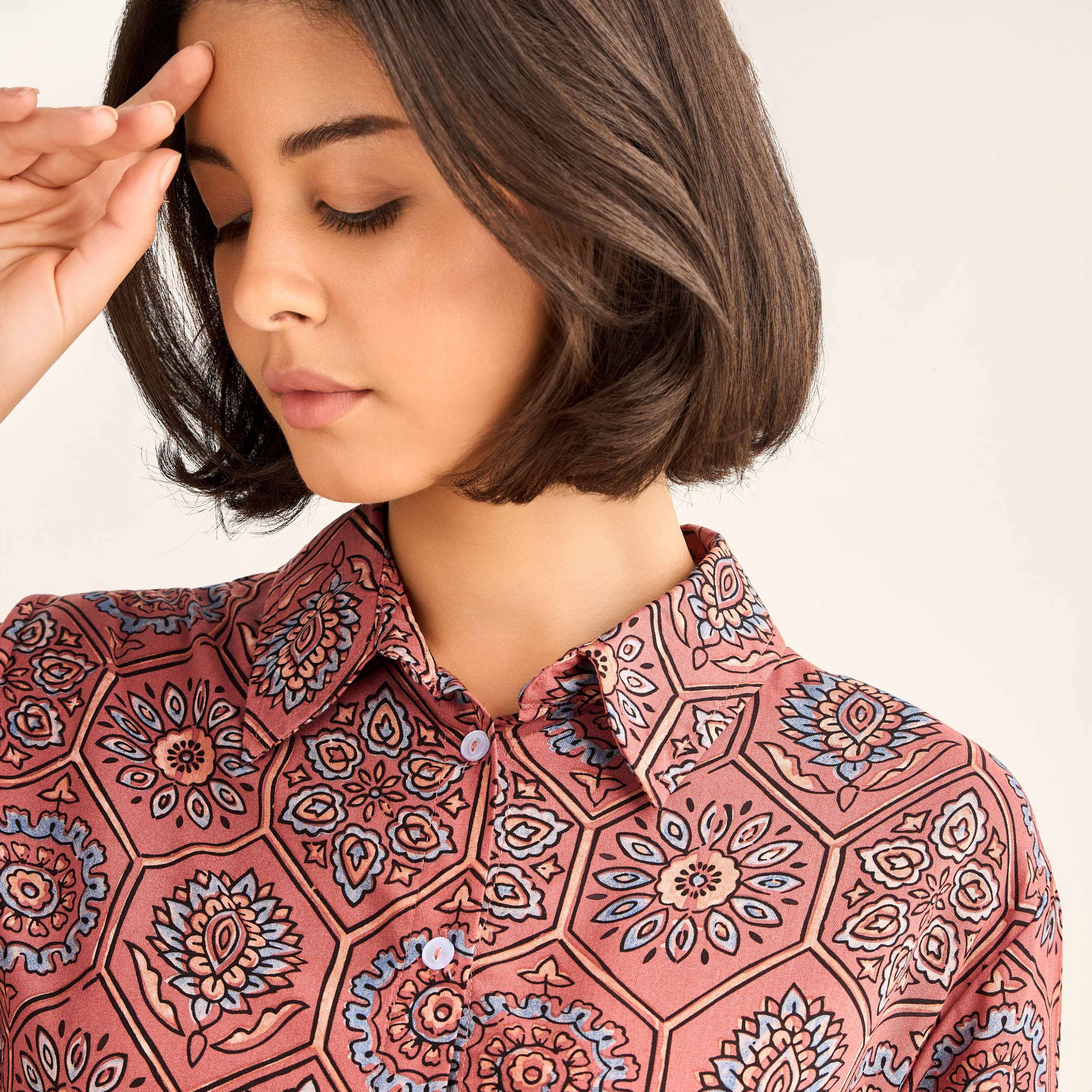 Aadaraya Pyjama Set Button-Down Shirt & Trousers-women-clothing-nightwear-pyjamas-longsets-image-5