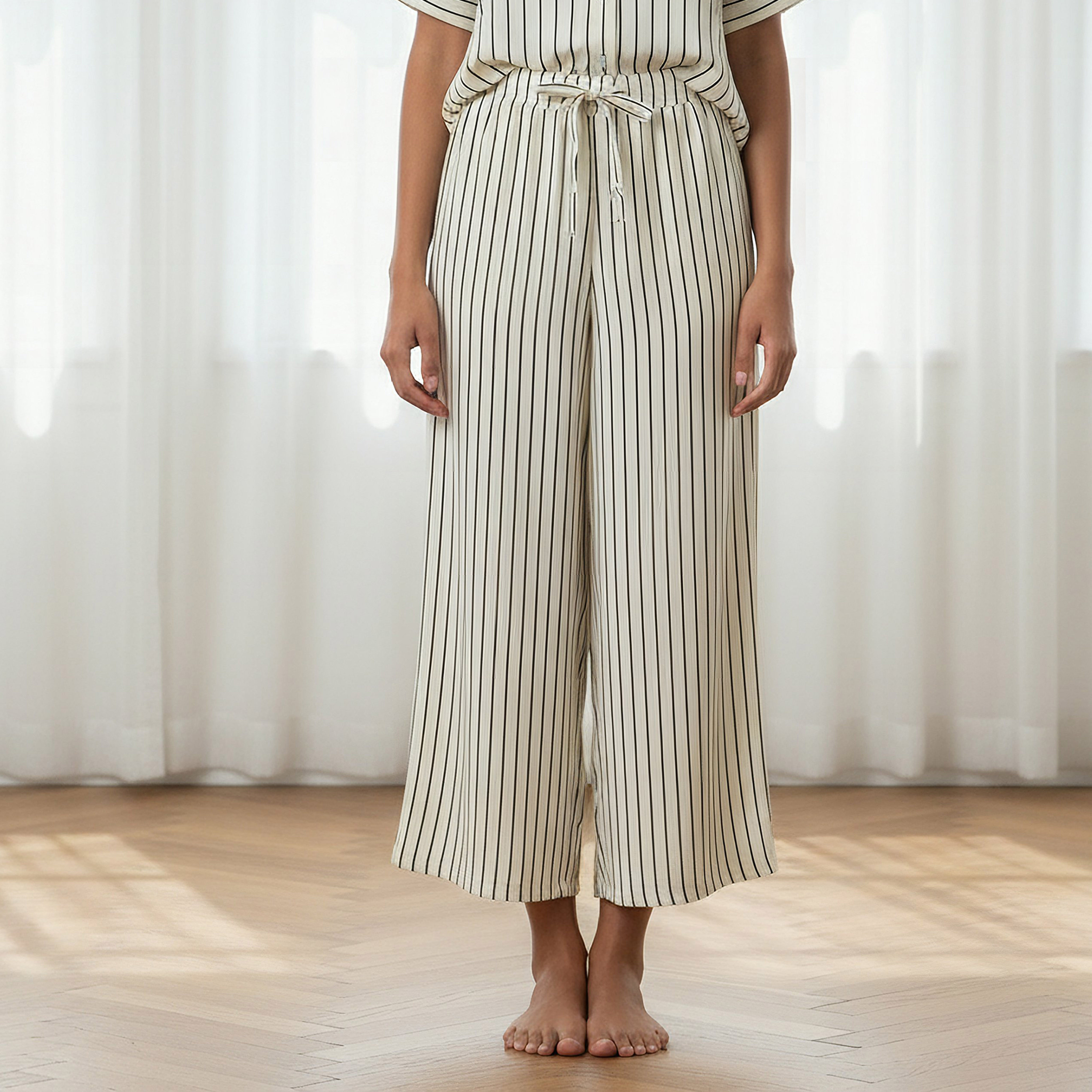Aadaraya Pyjama Set Button-Down Shirt & Trousers-women-clothing-nightwear-pyjamas-longsets-image-4