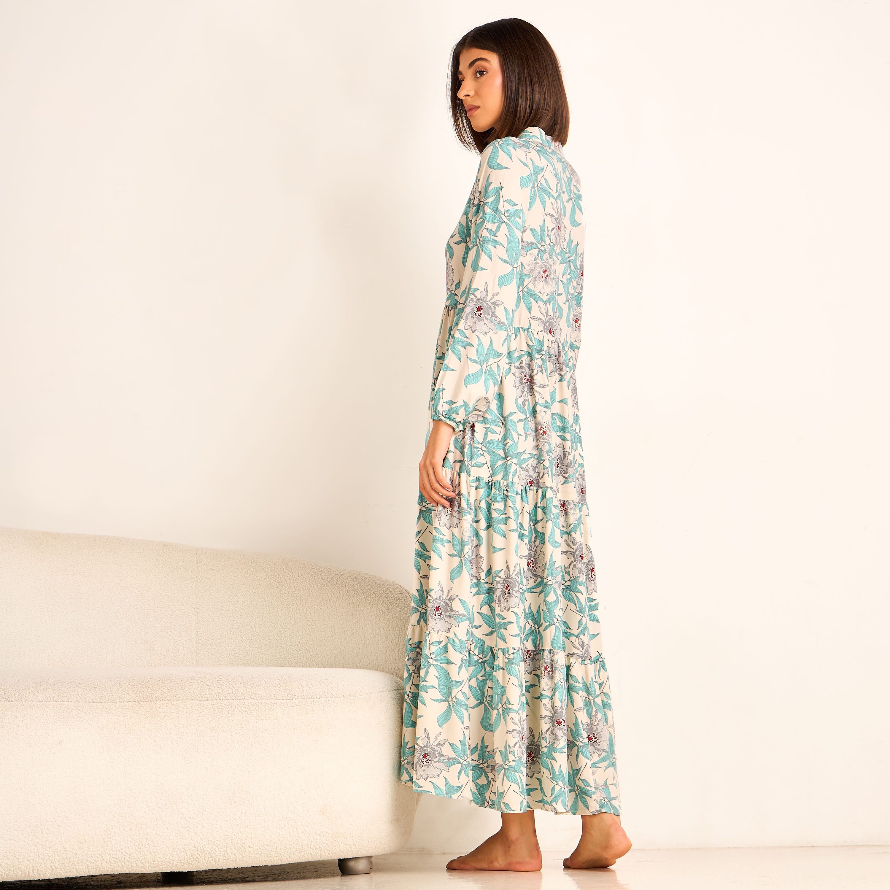 Aadaraya Night Gown Long Sleeves Floral Print-PROMO_SP_SA_BUNDLE_2FOR159_180925-image-3