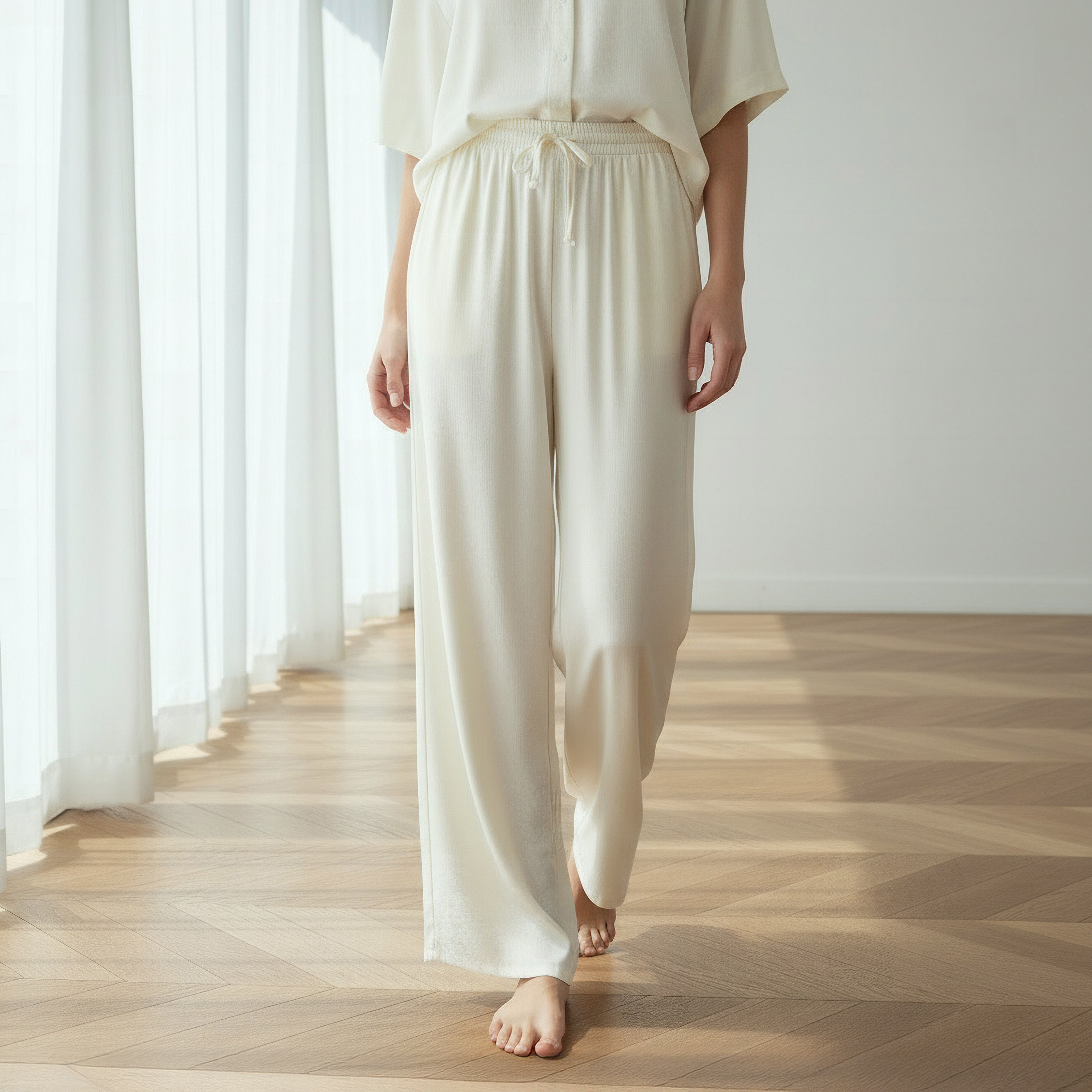 Aadaraya Pyjama Set Button-Down Shirt & Trousers-women-clothing-nightwear-pyjamas-longsets-image-5