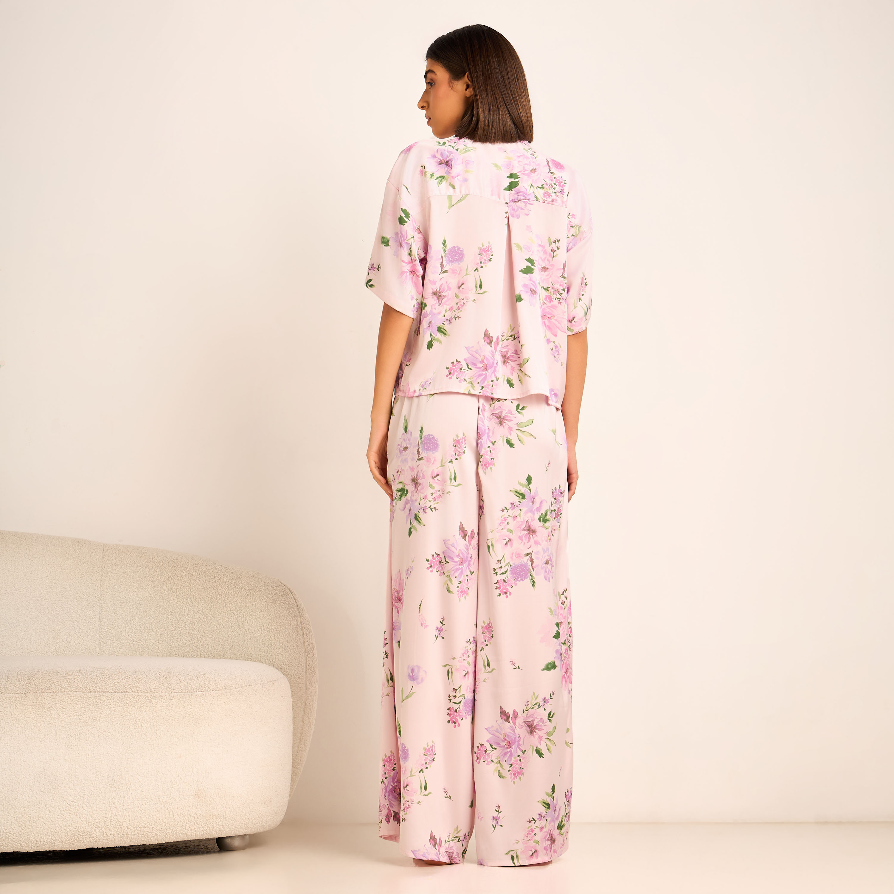 Aadaraya Pyjama Set Button-Down Shirt & Trousers-women-clothing-nightwear-pyjamas-longsets-image-3
