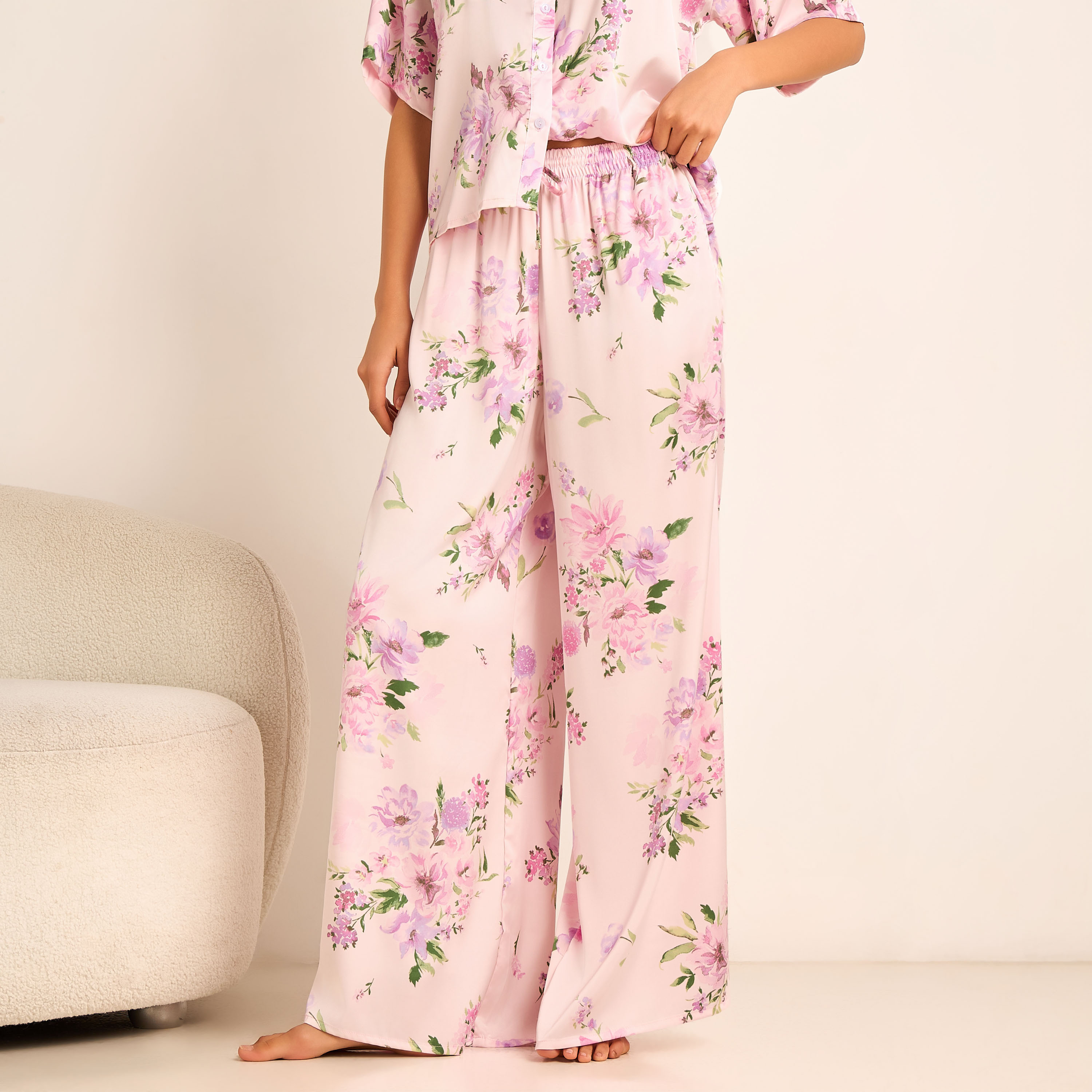 Aadaraya Pyjama Set Button-Down Shirt & Trousers-women-clothing-nightwear-pyjamas-longsets-image-4