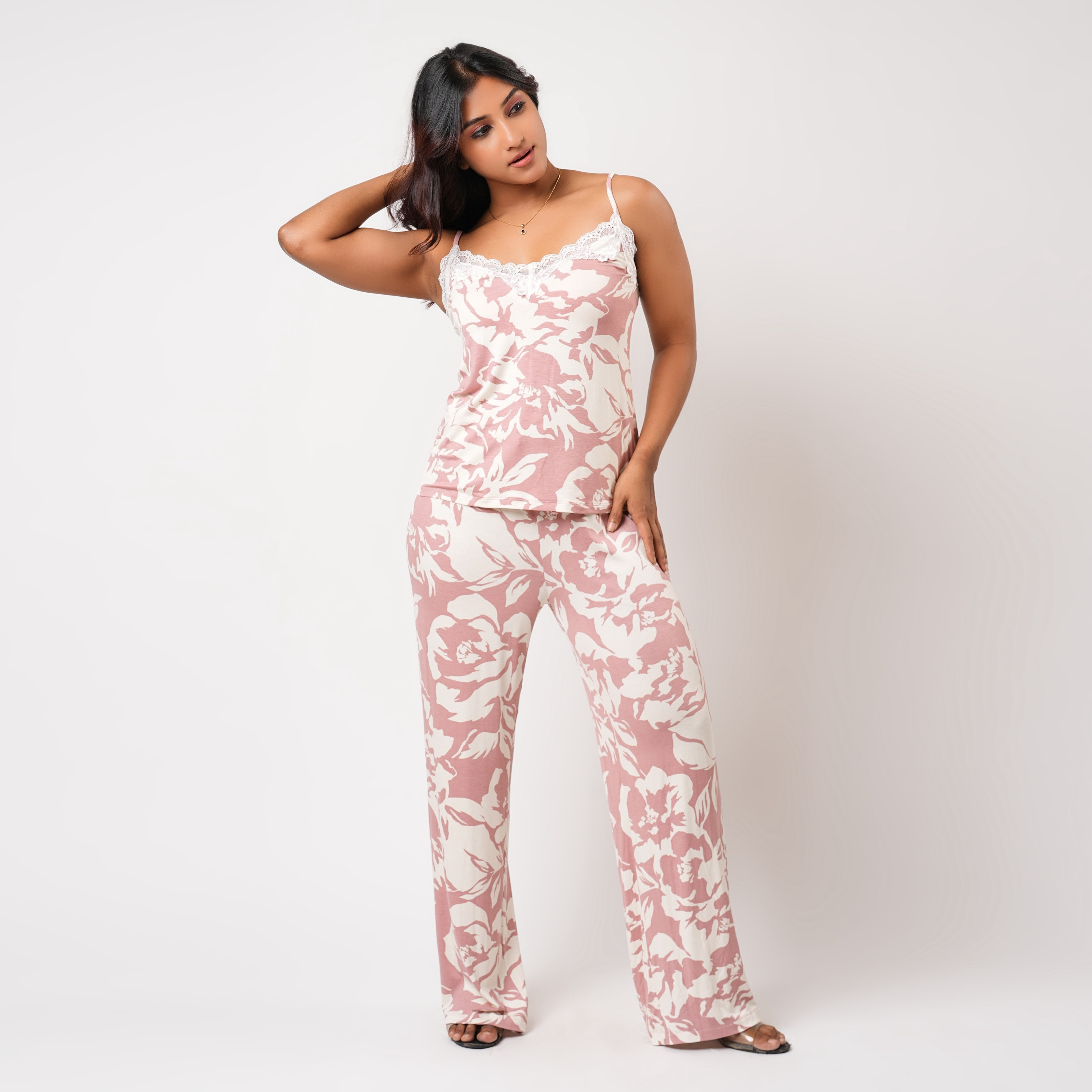 Aadaraya Pyjama Set Camisole Top & Pants-women-clothing-nightwear-pyjamas-longsets-image-1