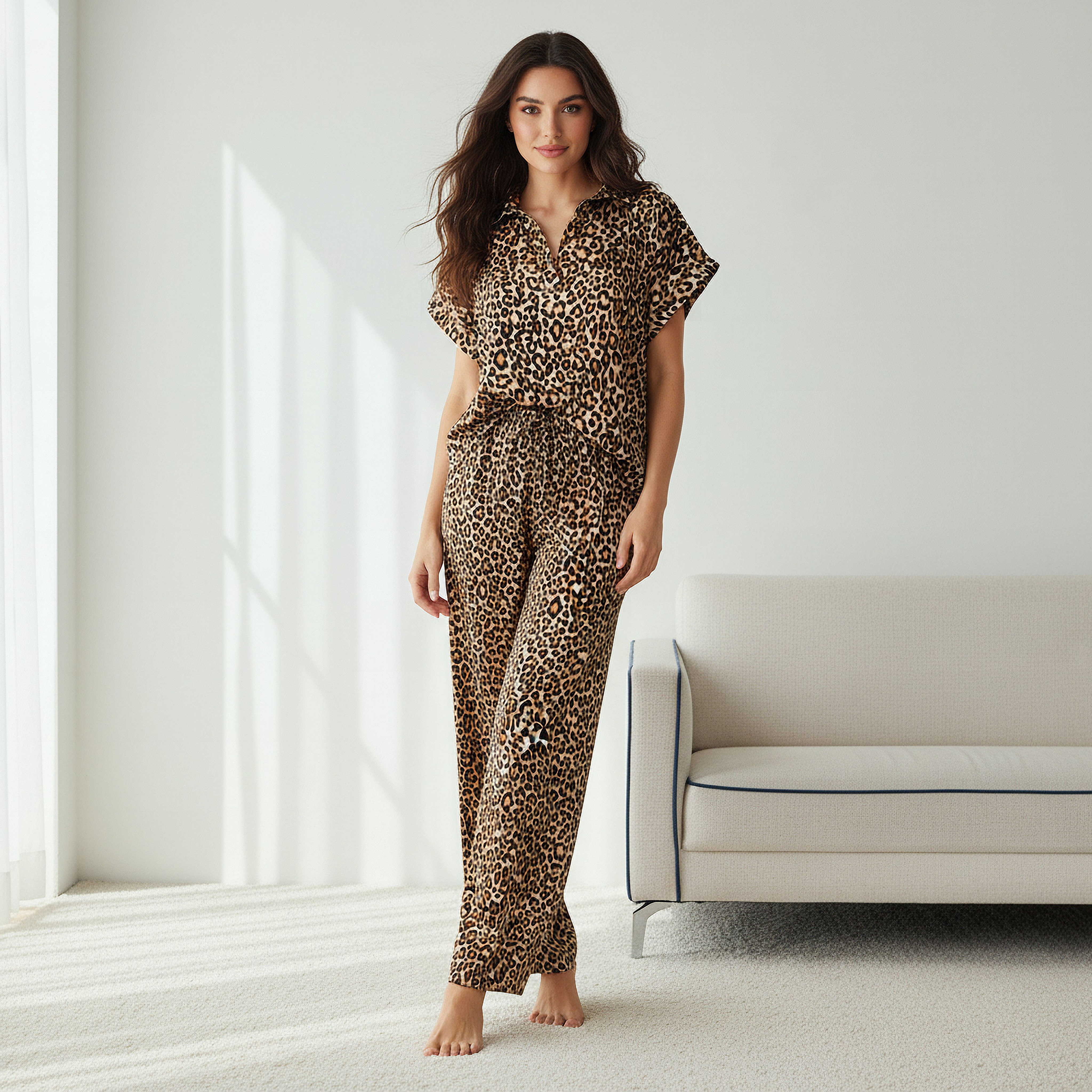 Pyjama Set Top & Wide Leg Bottom-women-clothing-nightwear-pyjamas-longsets-image-1