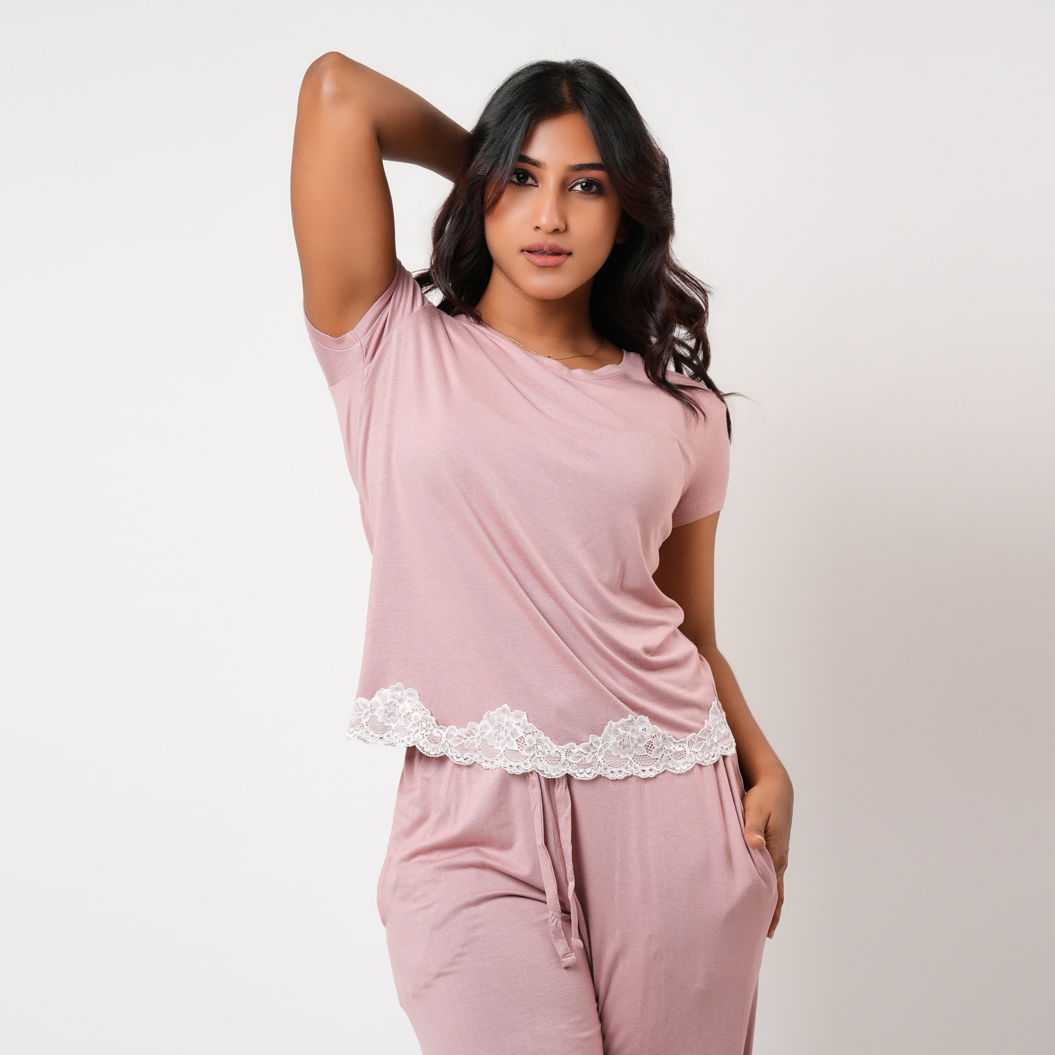 Aadaraya Pyjama Set T-shirt & Trousers-women-clothing-nightwear-pyjamas-longsets-image-4