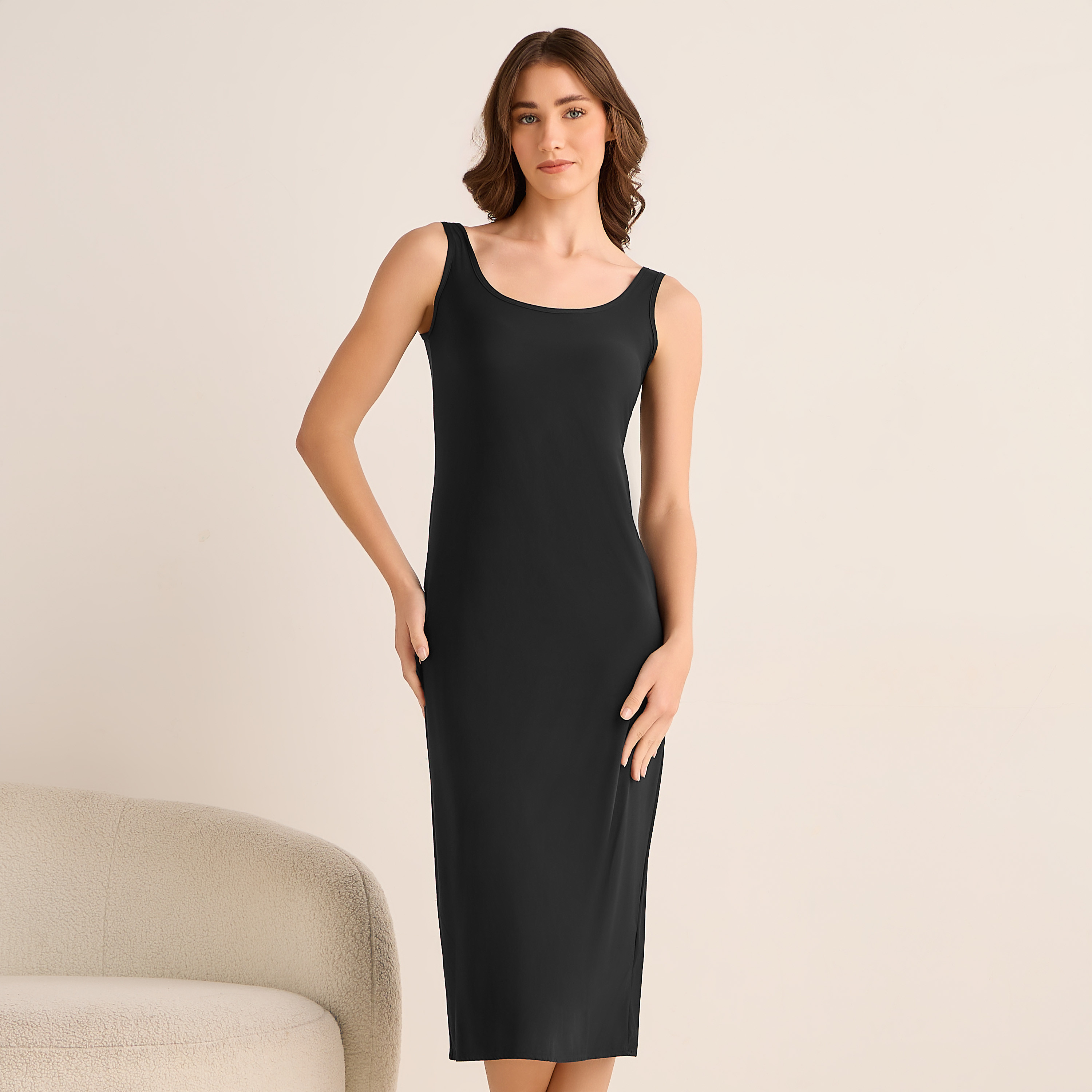 Set of 2 - Slip Dress Sleeveless-women-clothing-nightwear-nighties-image-2