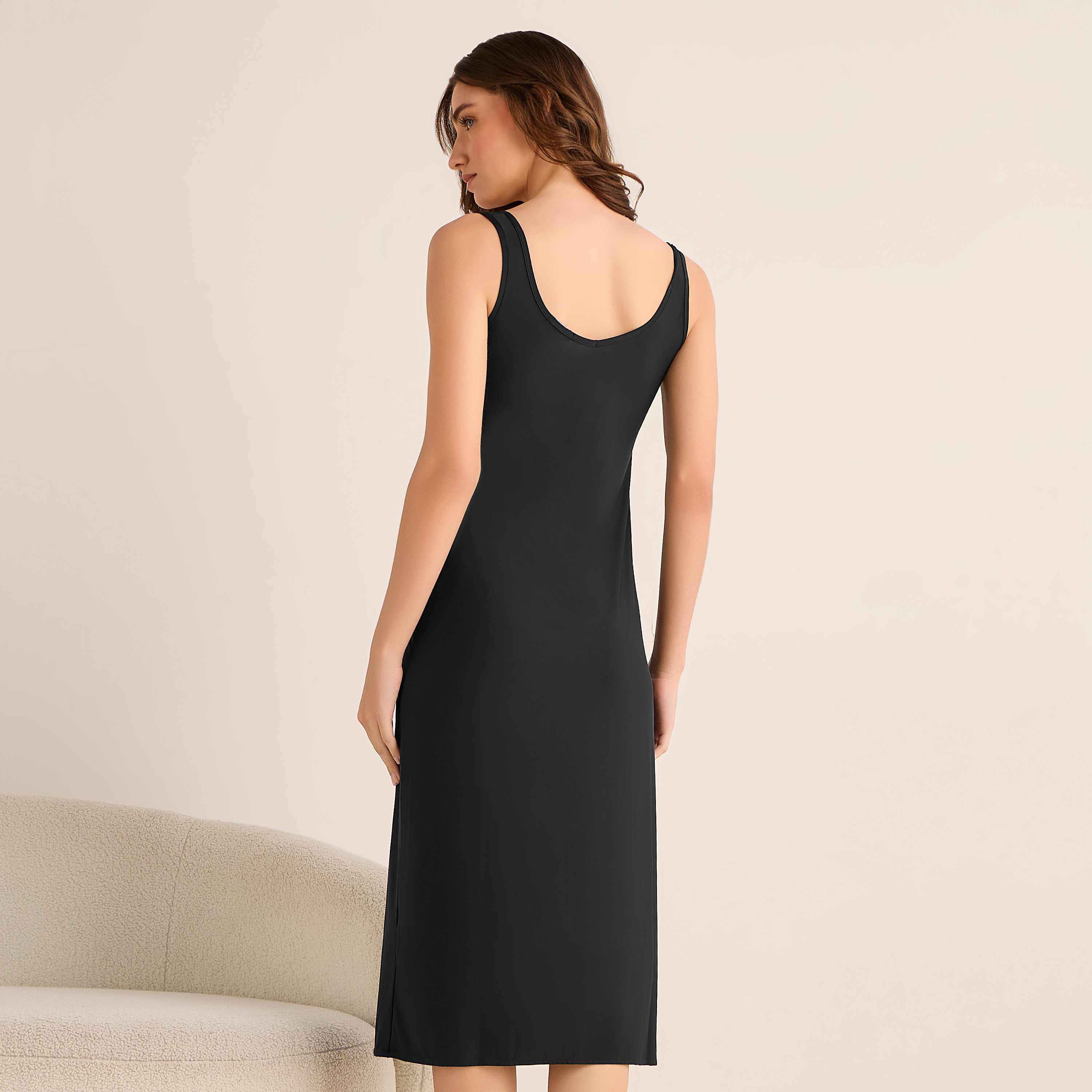 Set of 2 - Slip Dress Sleeveless-women-clothing-nightwear-nighties-image-4