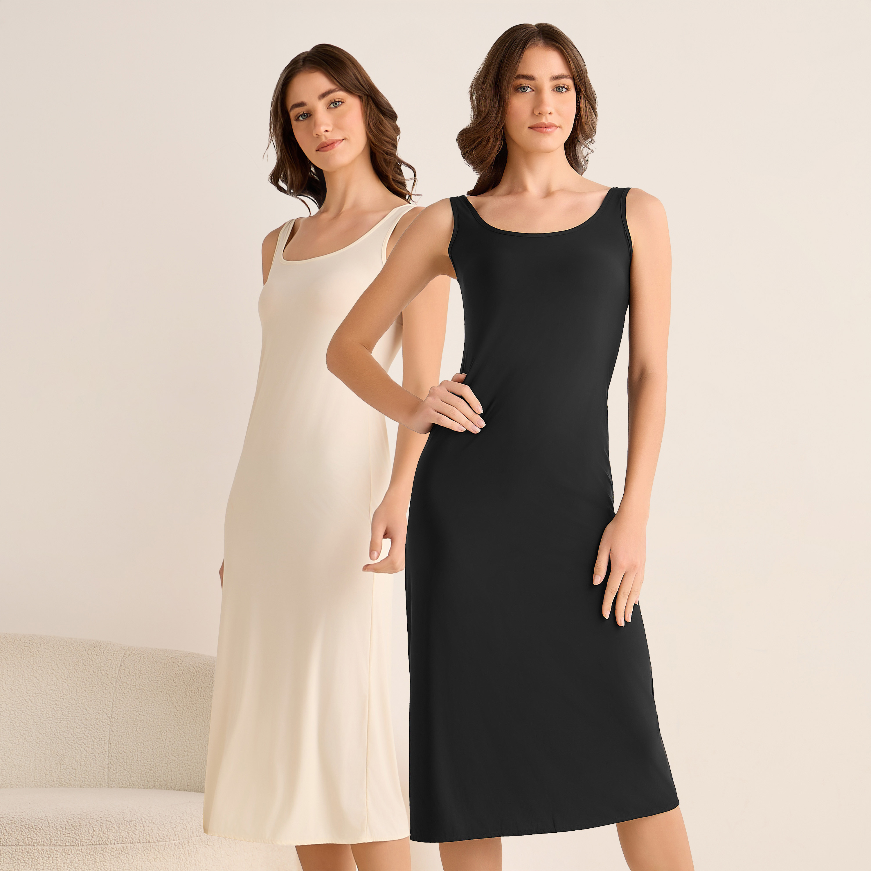 Set of 2 - Slip Dress Sleeveless-PROMO_SP_OM_2FOR16_110625-image-1