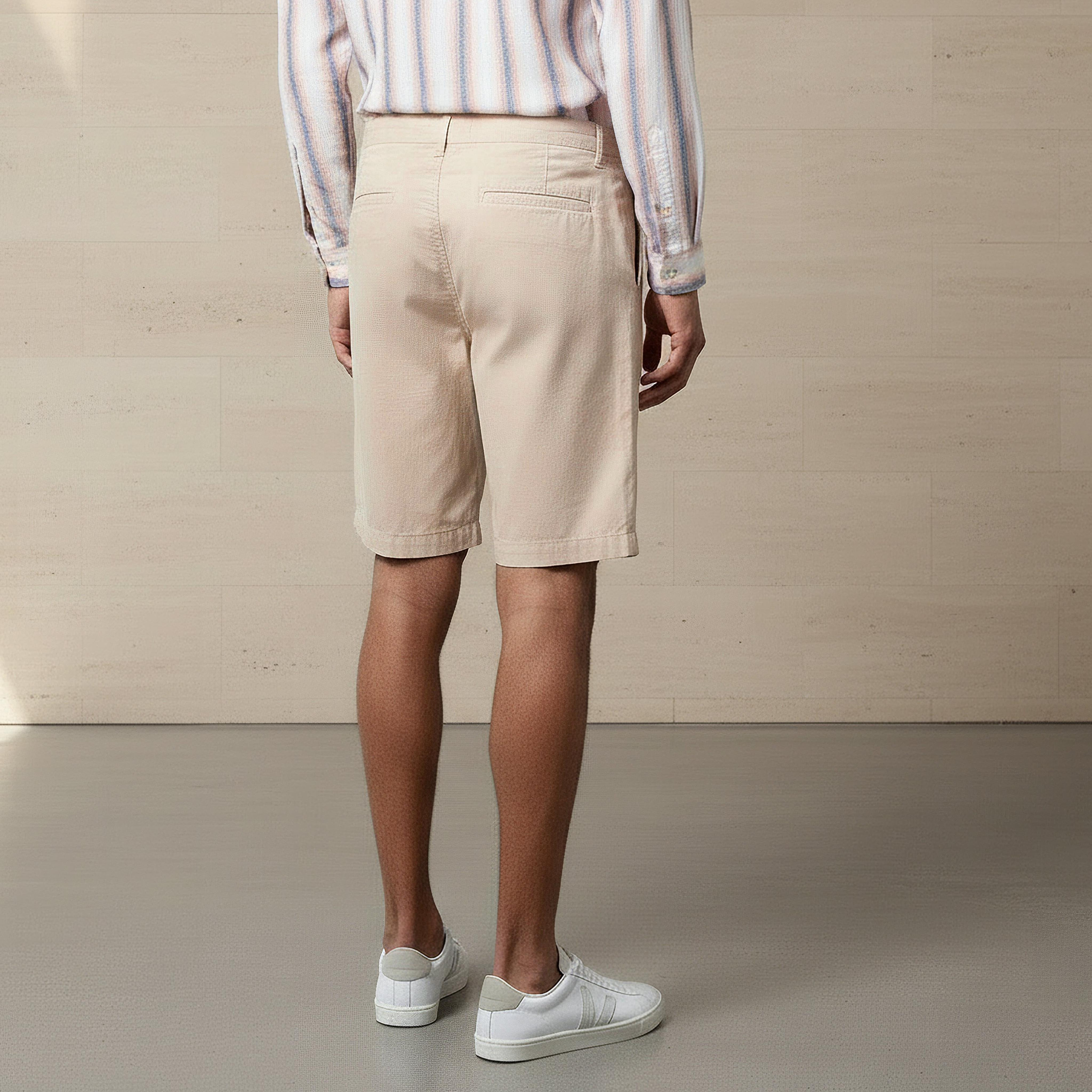 Men Slim Fit Shorts with Cotton Fabric-men-clothing-bottoms-shorts-image-4