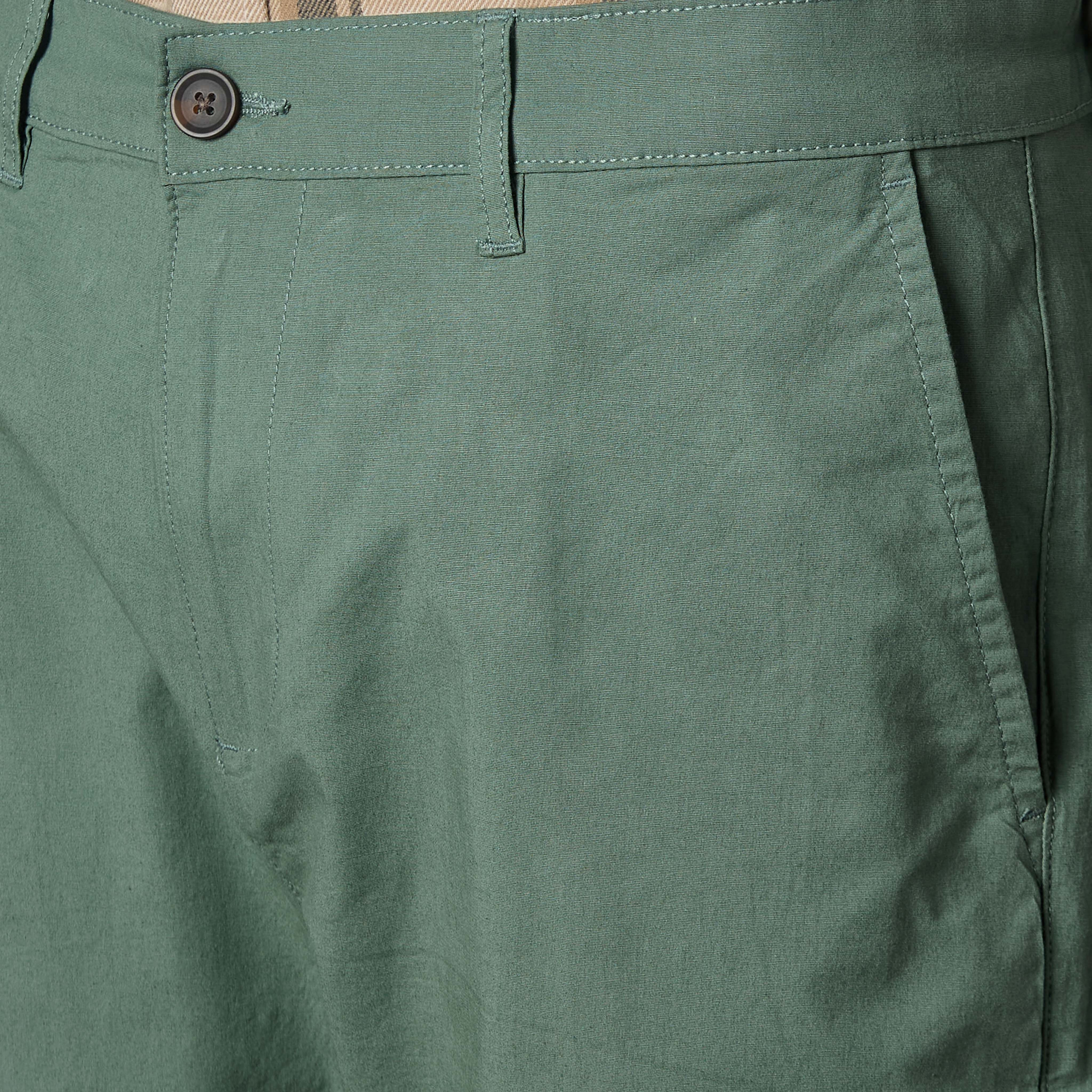 بنطلون تشينو قطن مطاطي بقصة سليم للرجال-men-clothing-bottoms-trousersandchinos-chinos-image-1