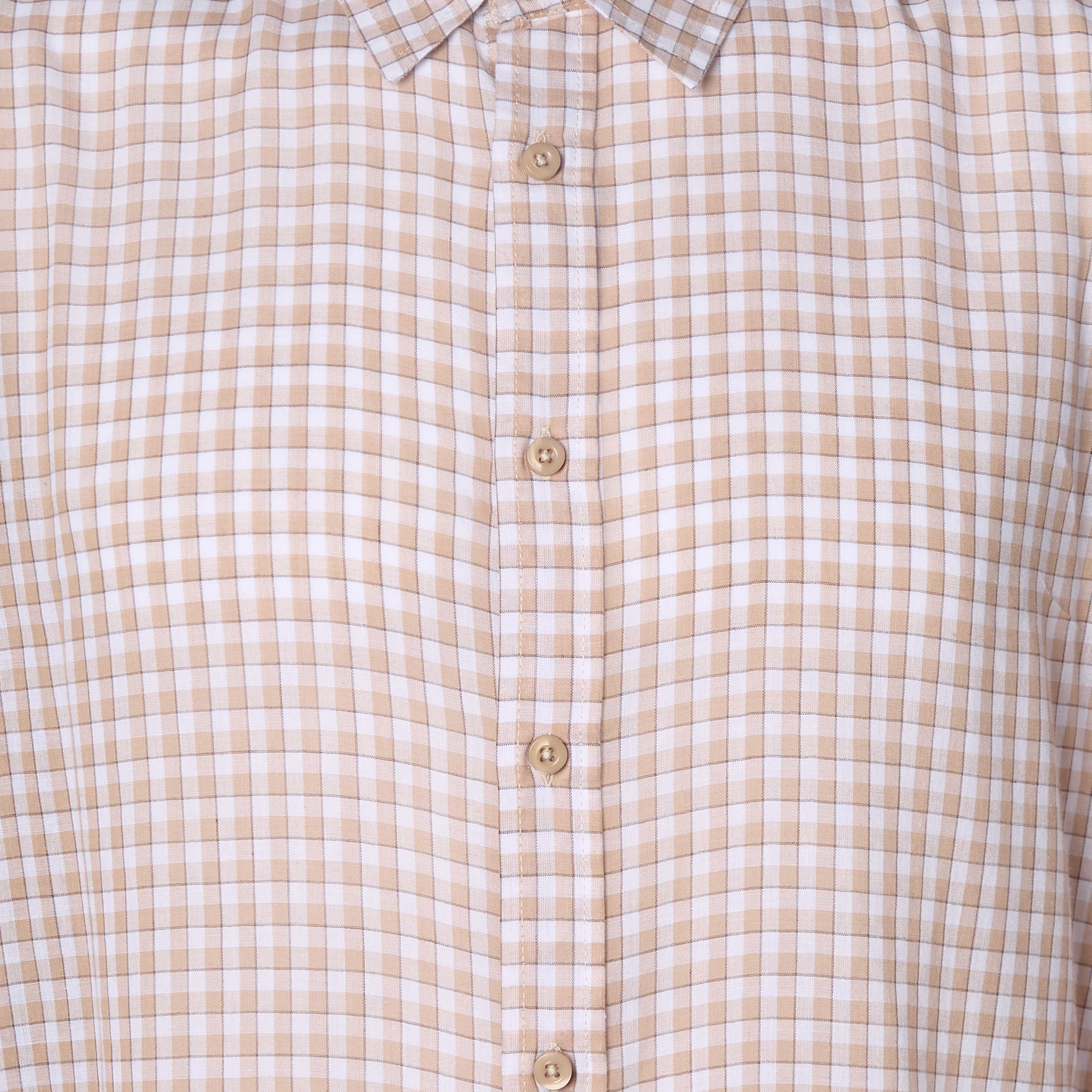 Men Regular Fit Collared Checked Long Sleeve Shirt-men-clothing-shirts-image-4