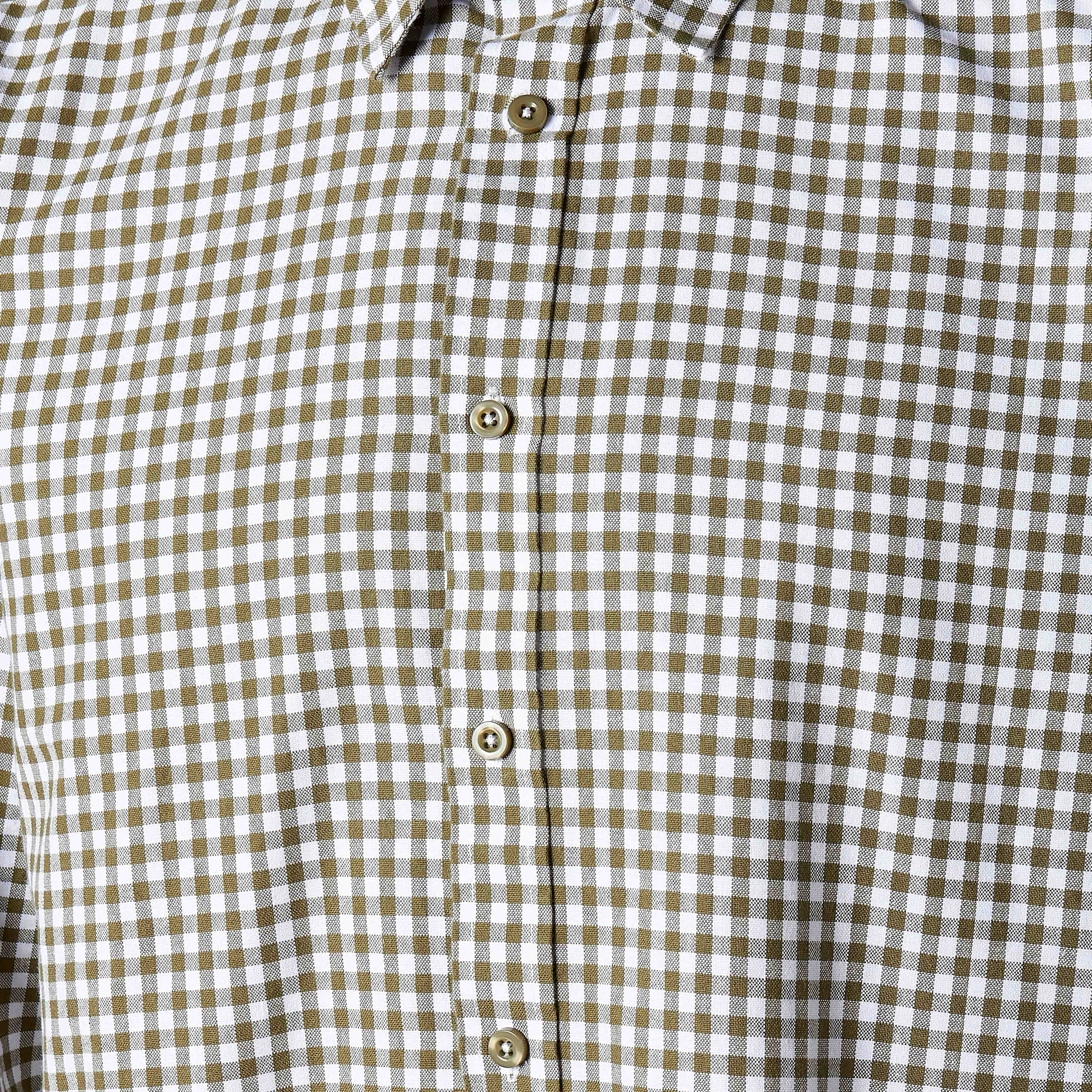 Men Regular Fit Collared Checked Long Sleeve Shirt-men-clothing-shirts-image-4