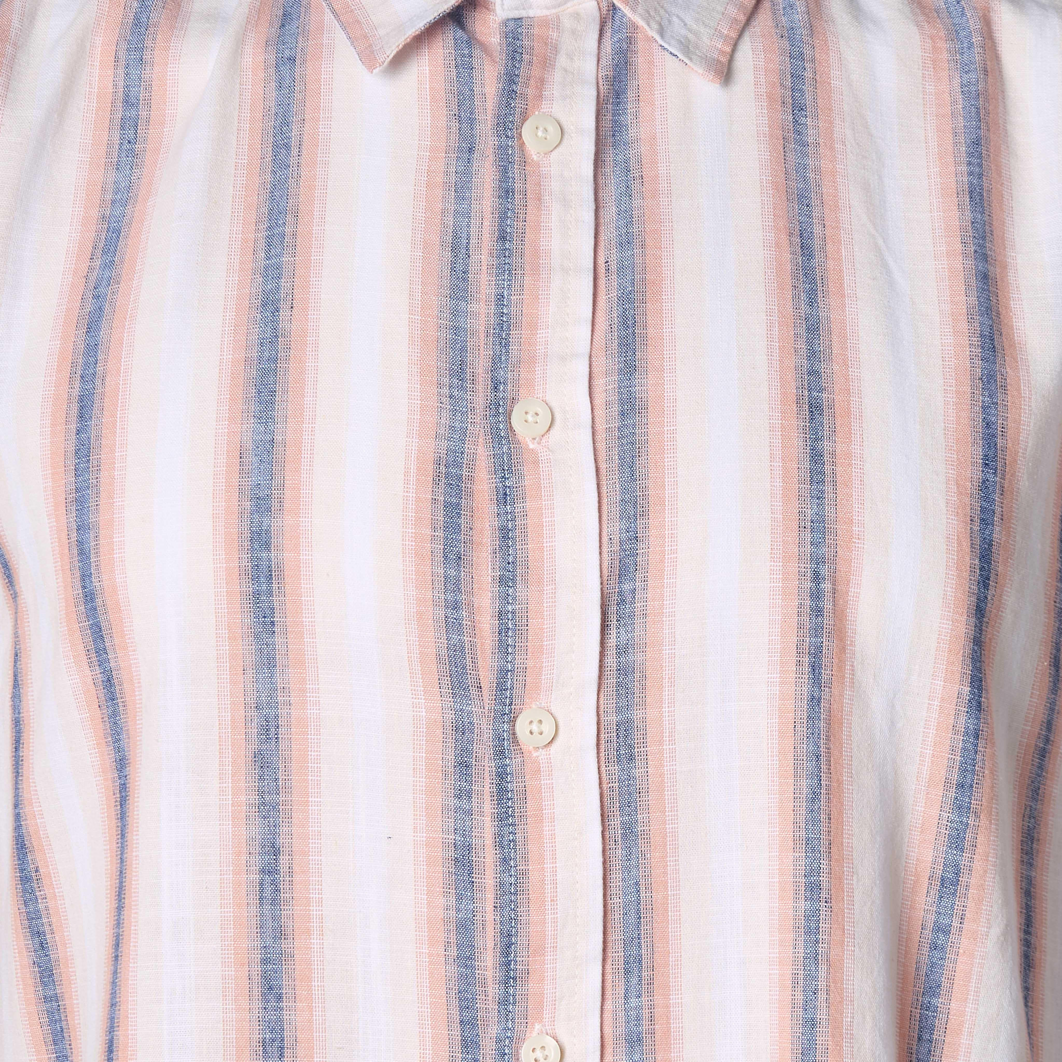 Men Regular Fit Collared Striped Long Sleeve Shirt-men-clothing-shirts-image-4