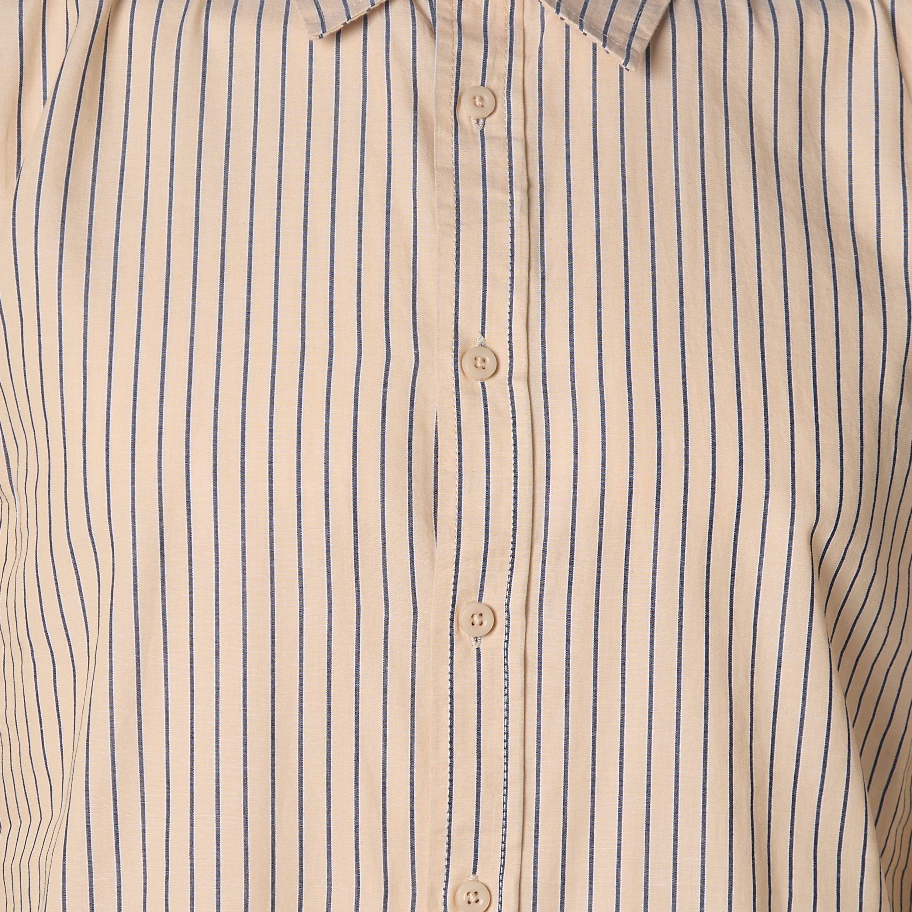 Men Regular Fit Collared Striped Long Sleeve Linen Blend Shirt-men-clothing-shirts-image-2