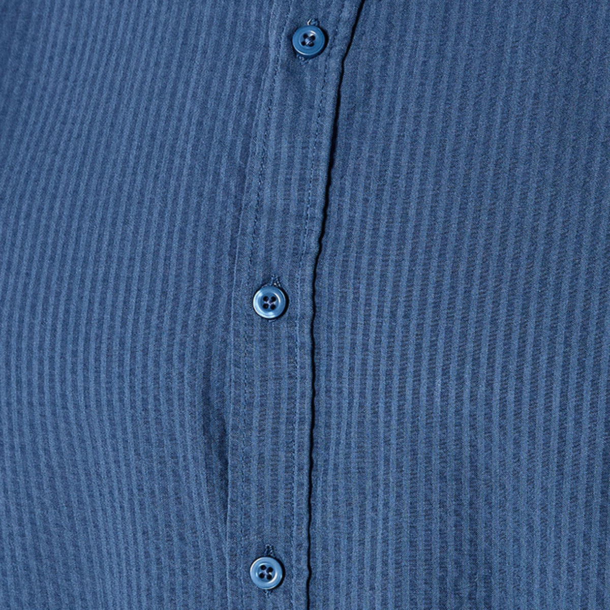 Men Regular Fit Collared Striped Long Sleeve Linen Blend Shirt-men-clothing-shirts-image-2