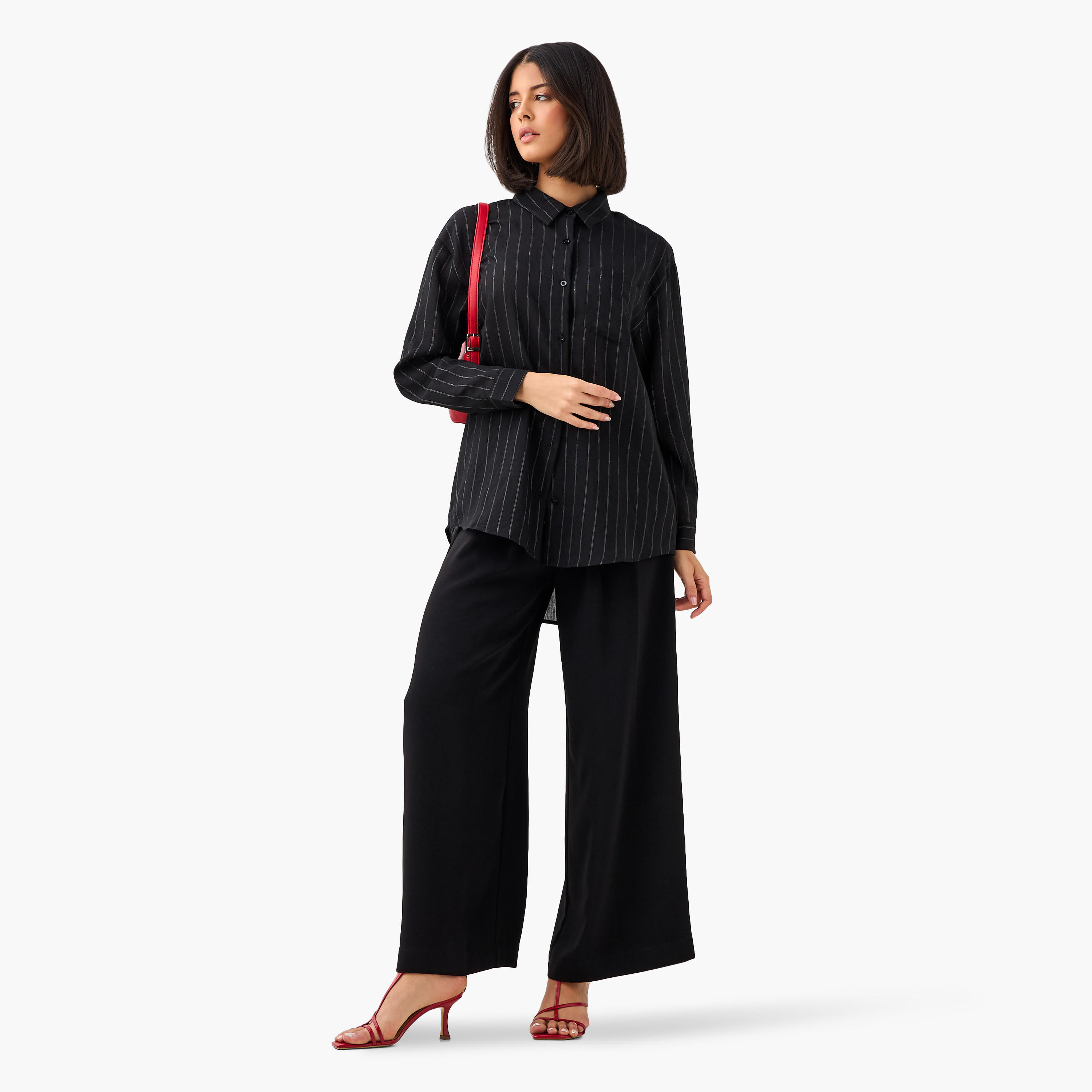 Long Line High Low Stripes Shirt-women-clothing-shirtsandblouses-shirts-image-4