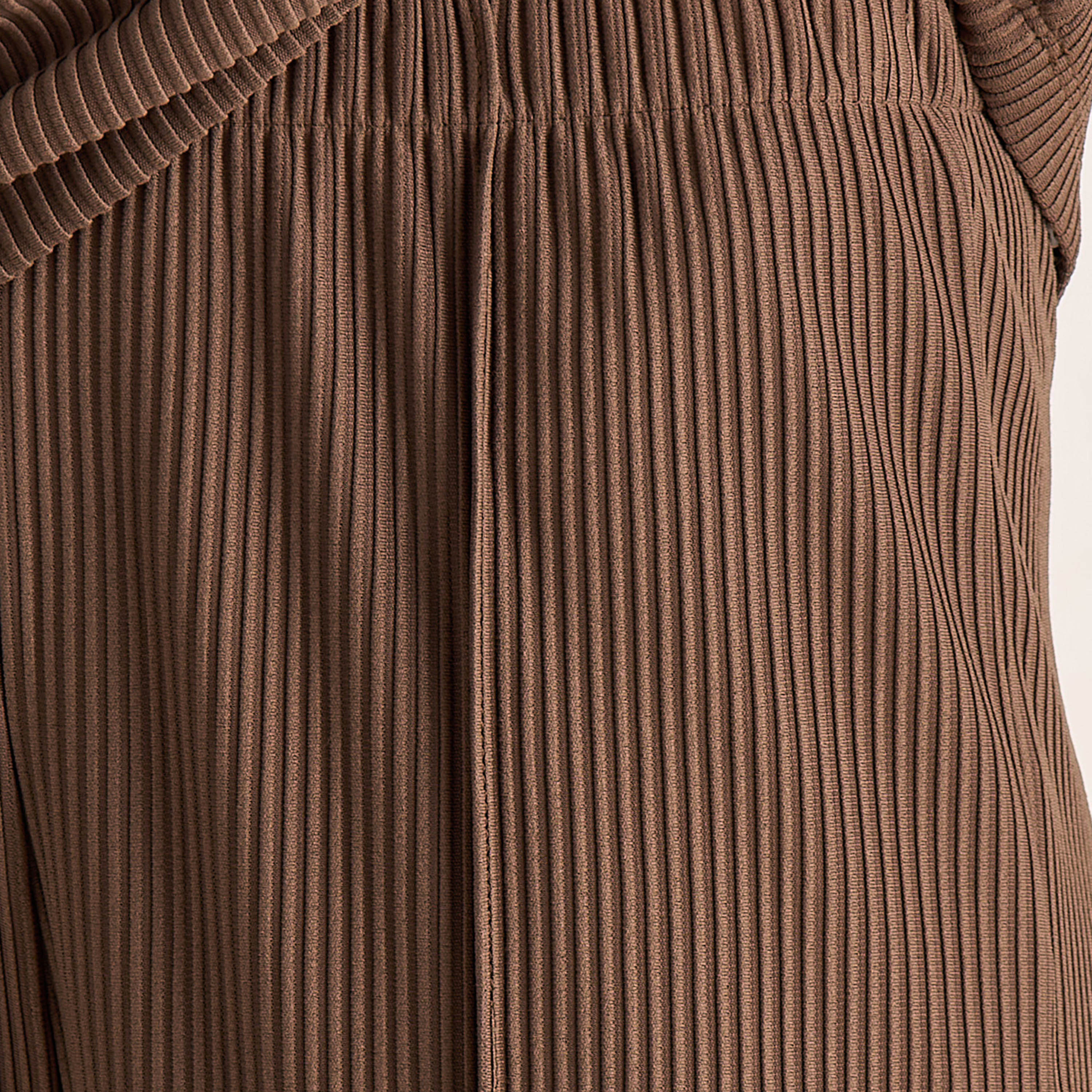 طقم بلوزة منسوجة بارزة الملمس وبنطلون-women-clothing-coordsets-image-7