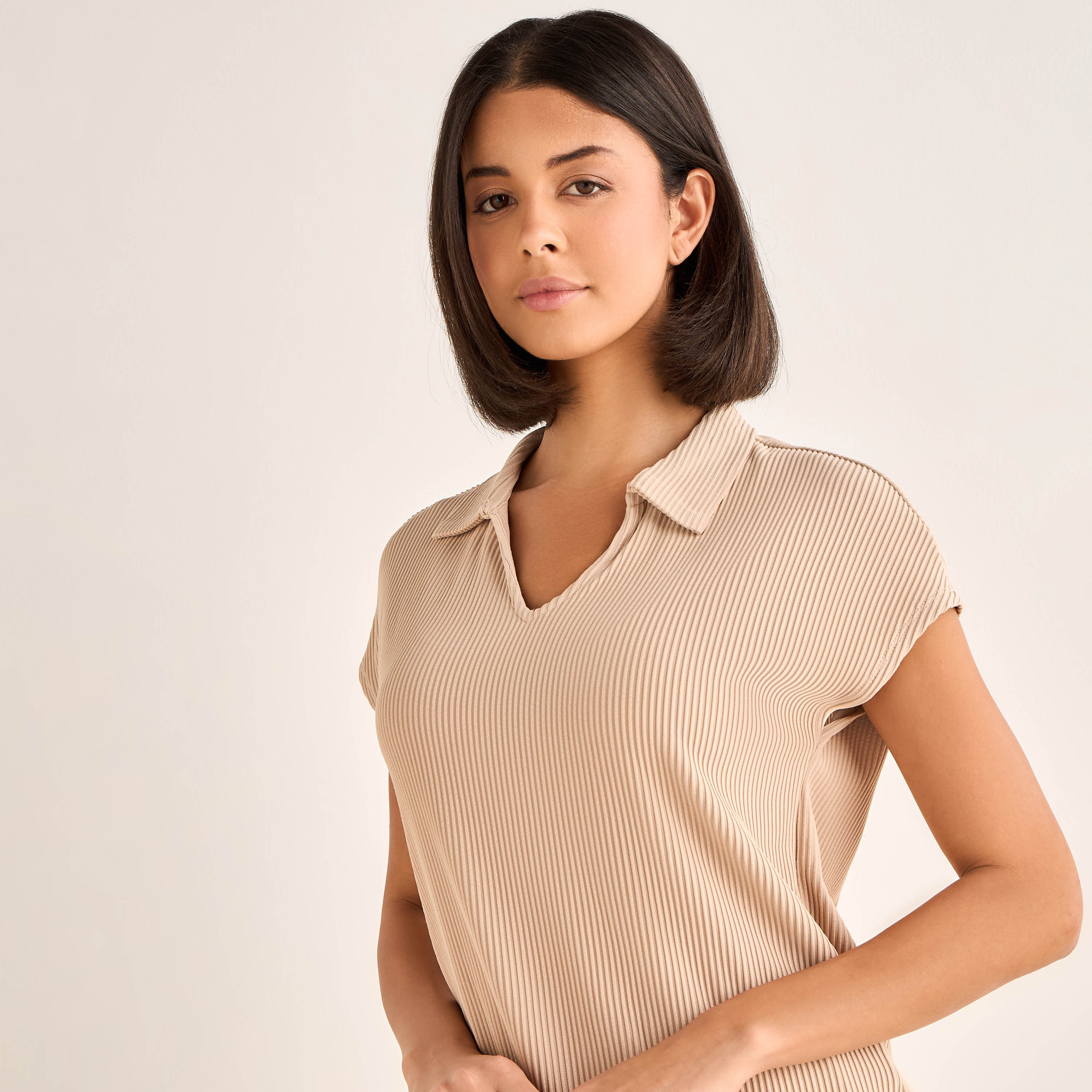 Textured Knit Top and Bottom Co-ord set-women-clothing-coordsets-image-6