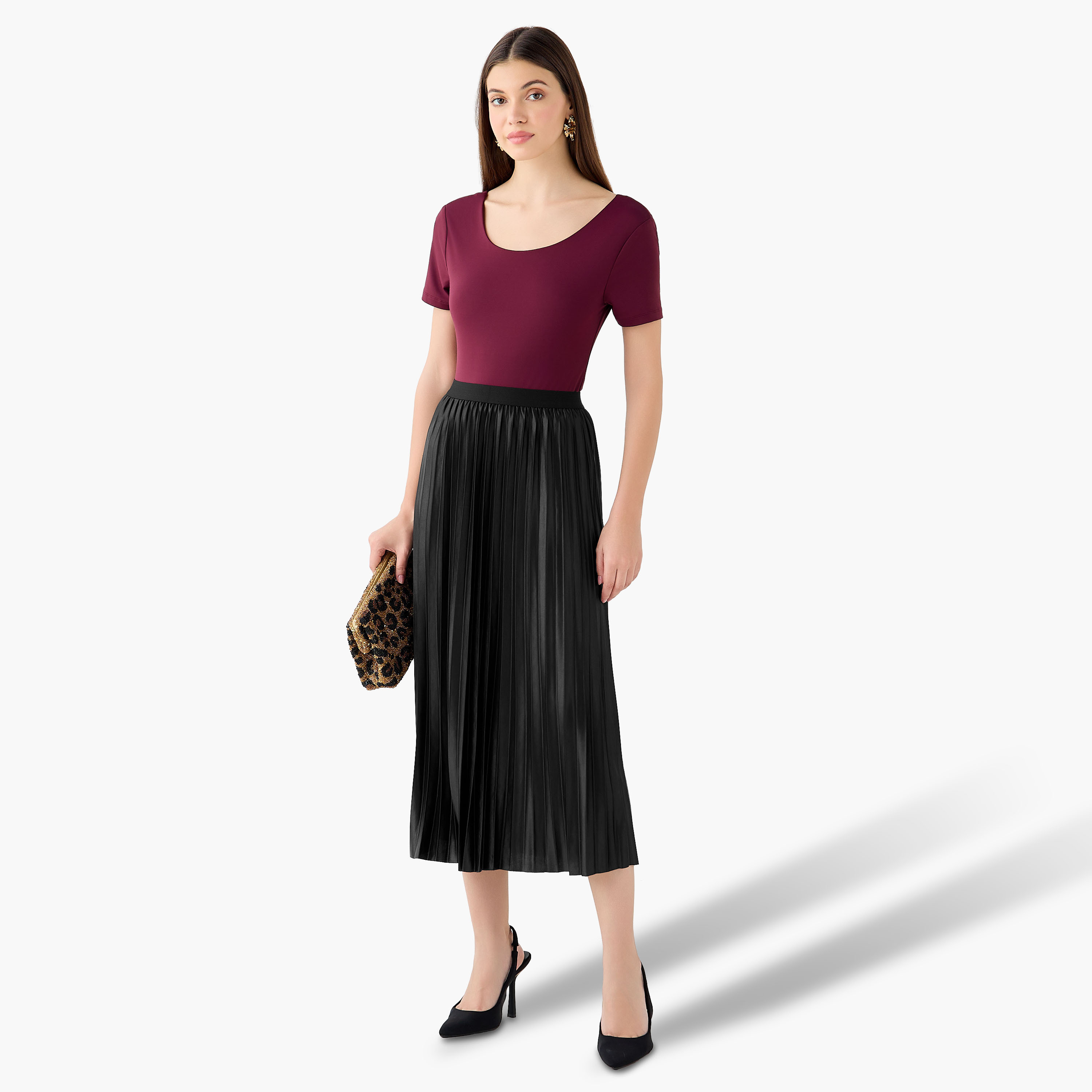 Pleated Midi Skirt-women-clothing-bottoms-skirts-image-5