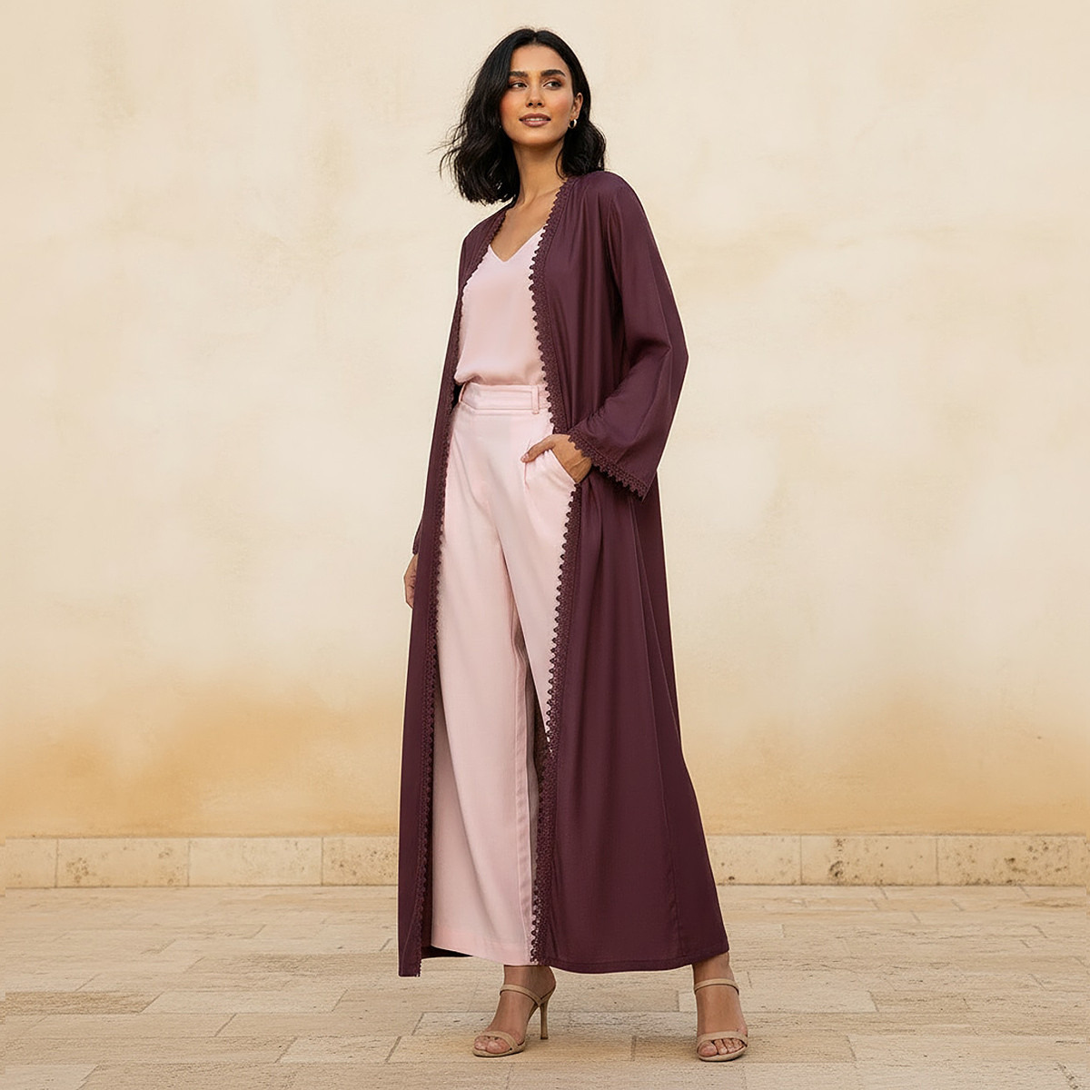 كارديجان طويل مزين بتفاصيل دانتيل من فاف من سبلاش-women-clothing-shirtsandblouses-blouses-image-3