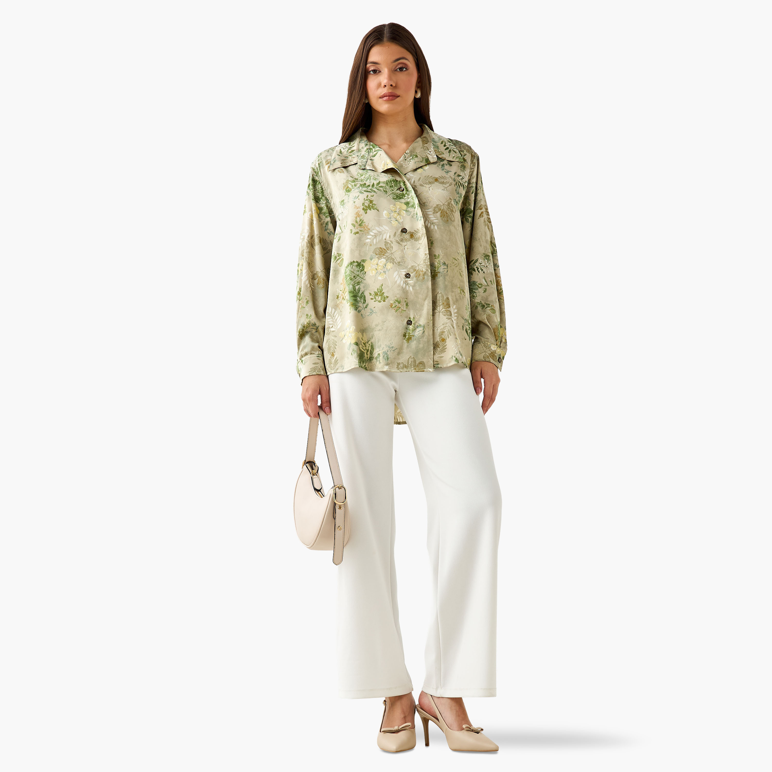 Shirt with Floral Print and High-Low Hem-women-clothing-shirtsandblouses-shirts-image-4