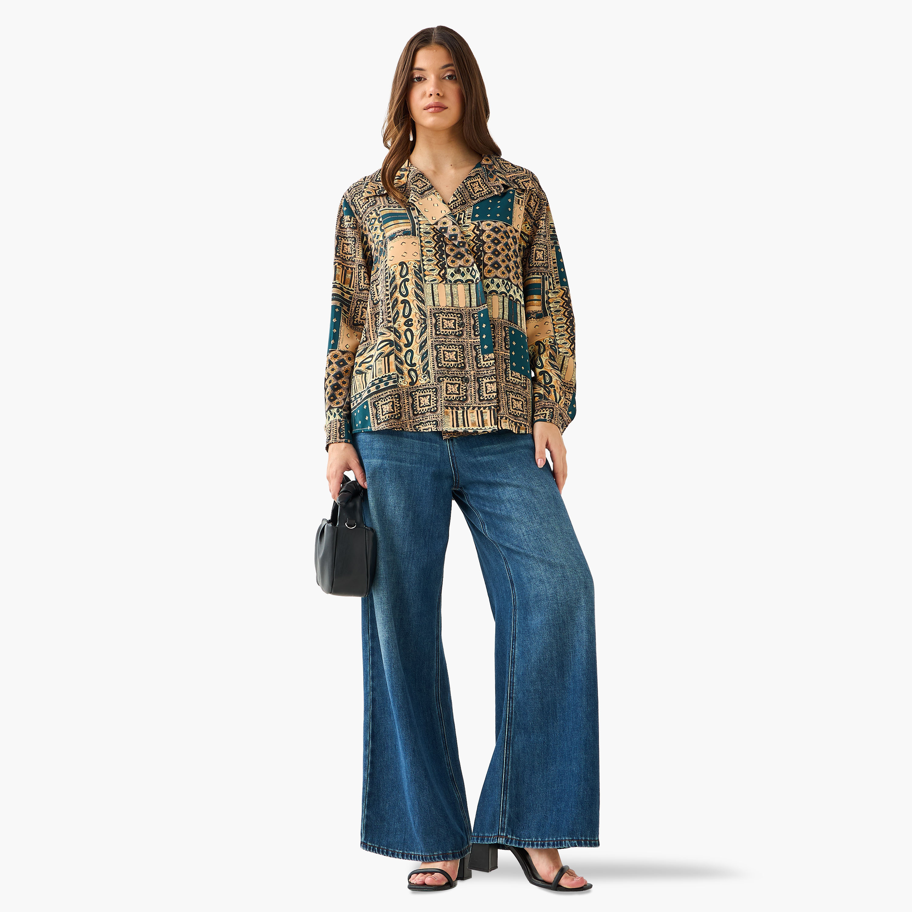 قميص بحافة غير متساوية وطبعات بيزلي-women-clothing-shirtsandblouses-shirts-image-3